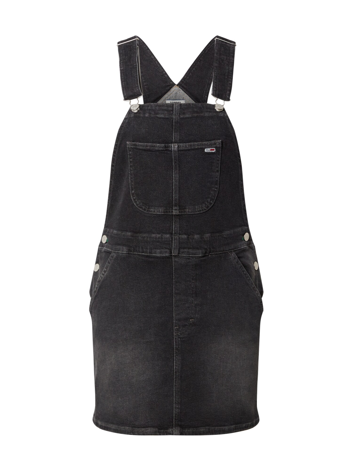 Tommy Jeans Suknelė 'Classic Dungaree'  juodo džinso spalva