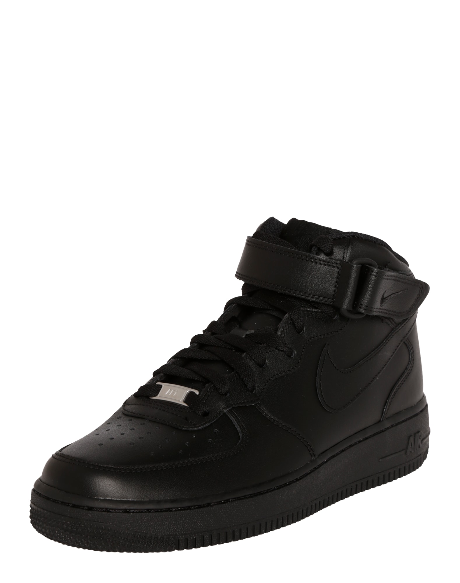 Nike Sportswear Sportbačiai su auliuku 'Air Force Mid'  juoda