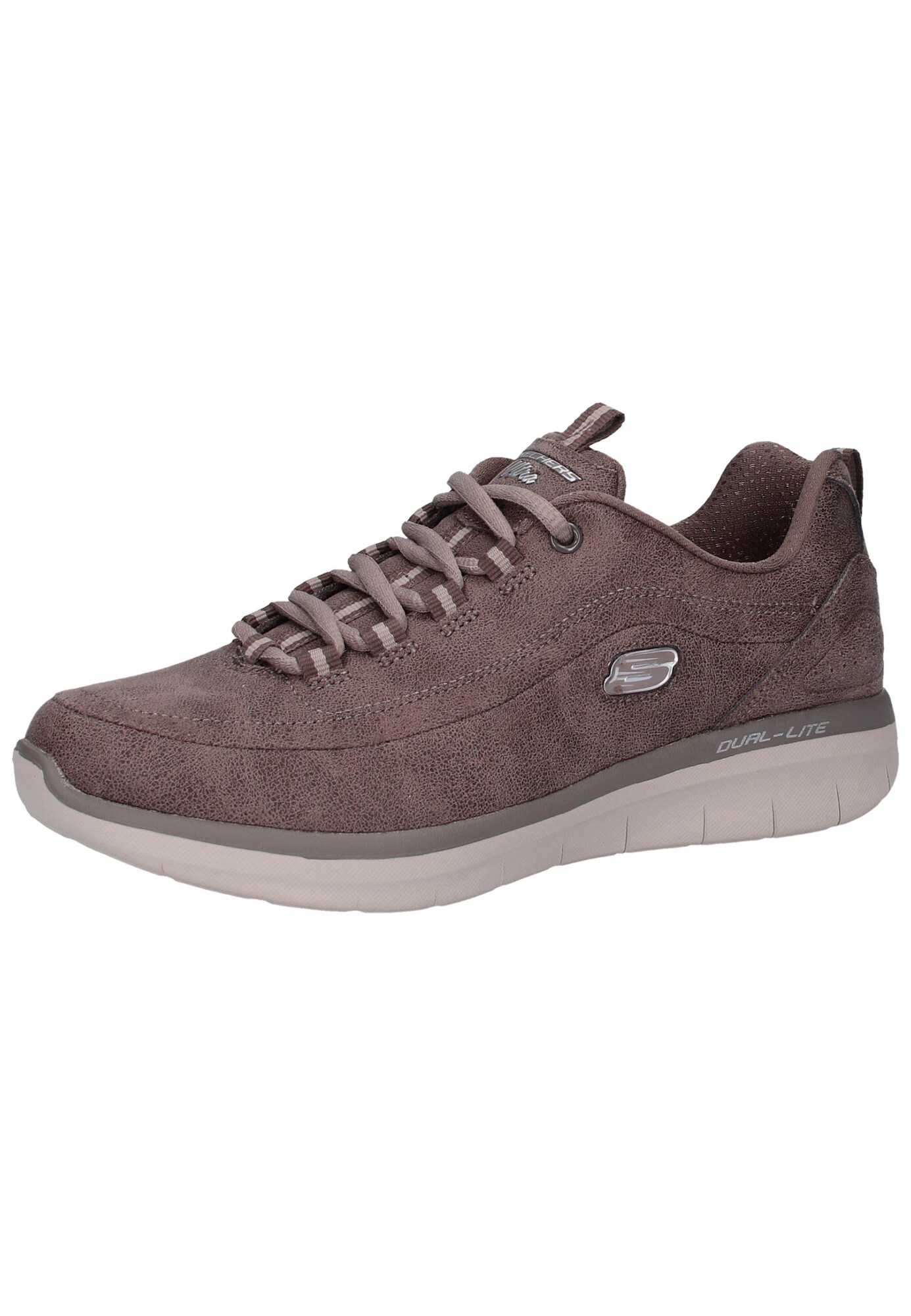 Skechers Dames Sneakers Laag Taupe skechers kopen in de aanbieding