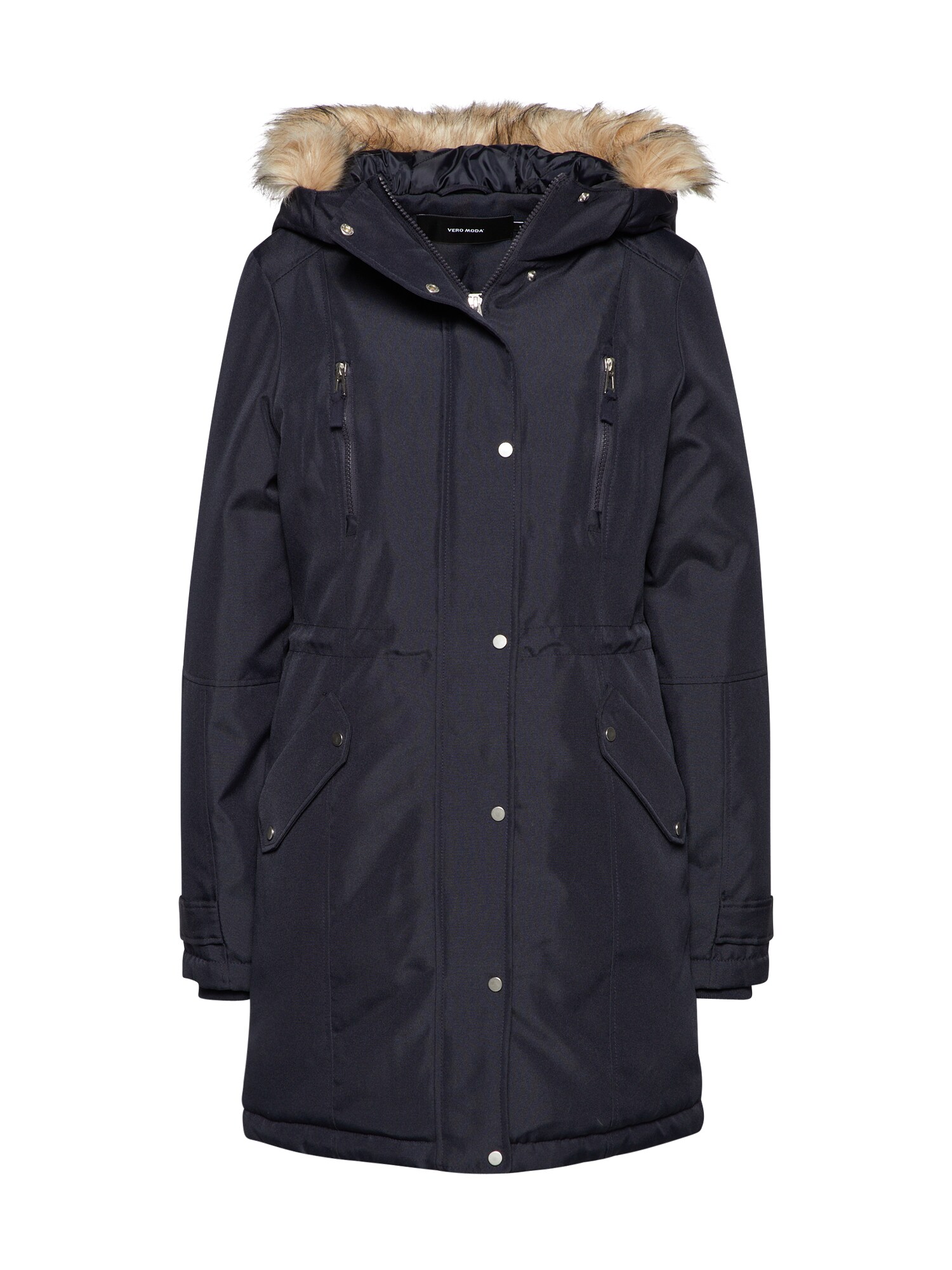 Vero Moda Dames Winterparka Nachtblauw vero moda kopen in de aanbieding