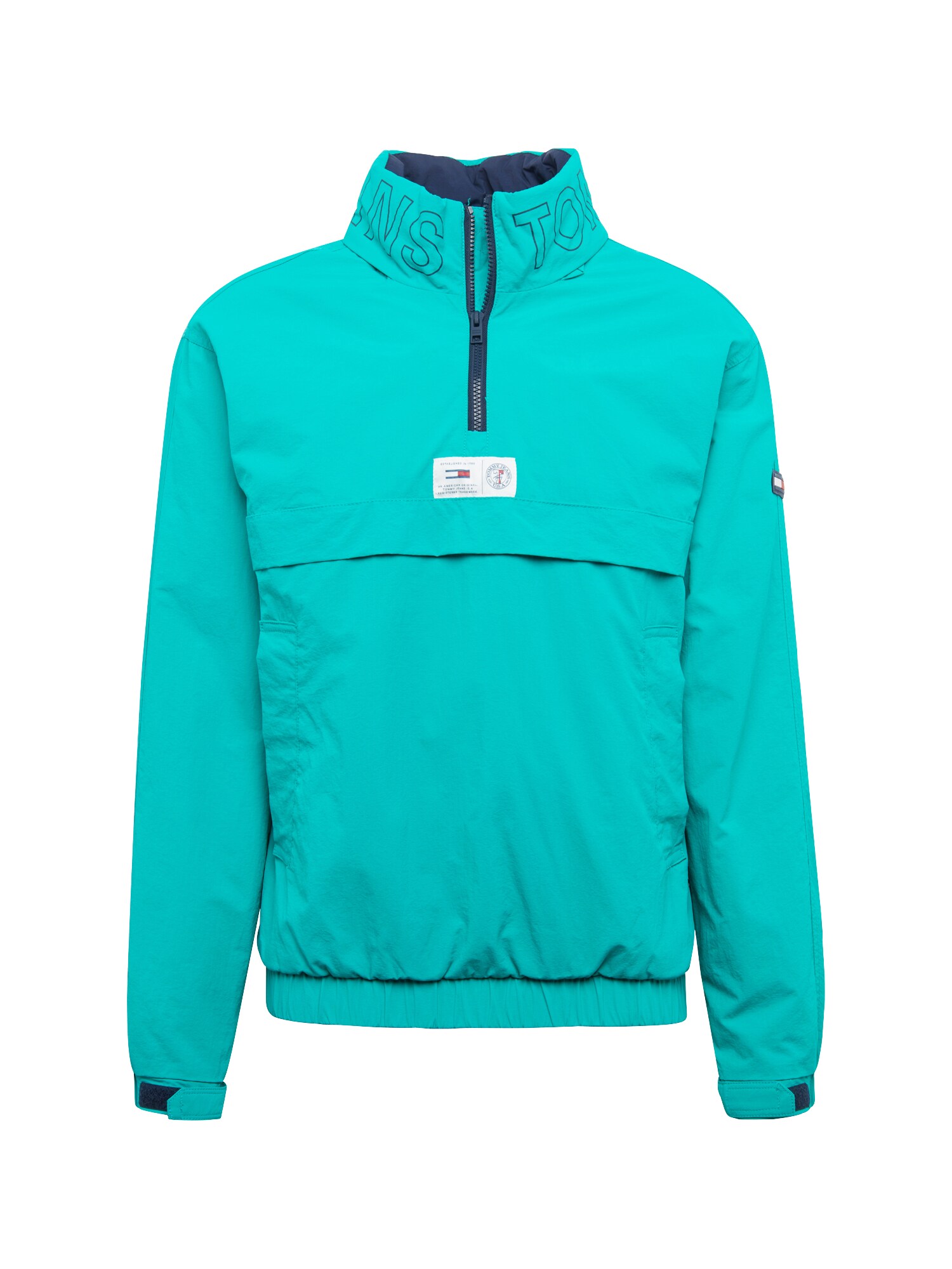 Tommy Jeans Heren Tussenjas Jade Groen Wit tommy jeans kopen in de aanbieding