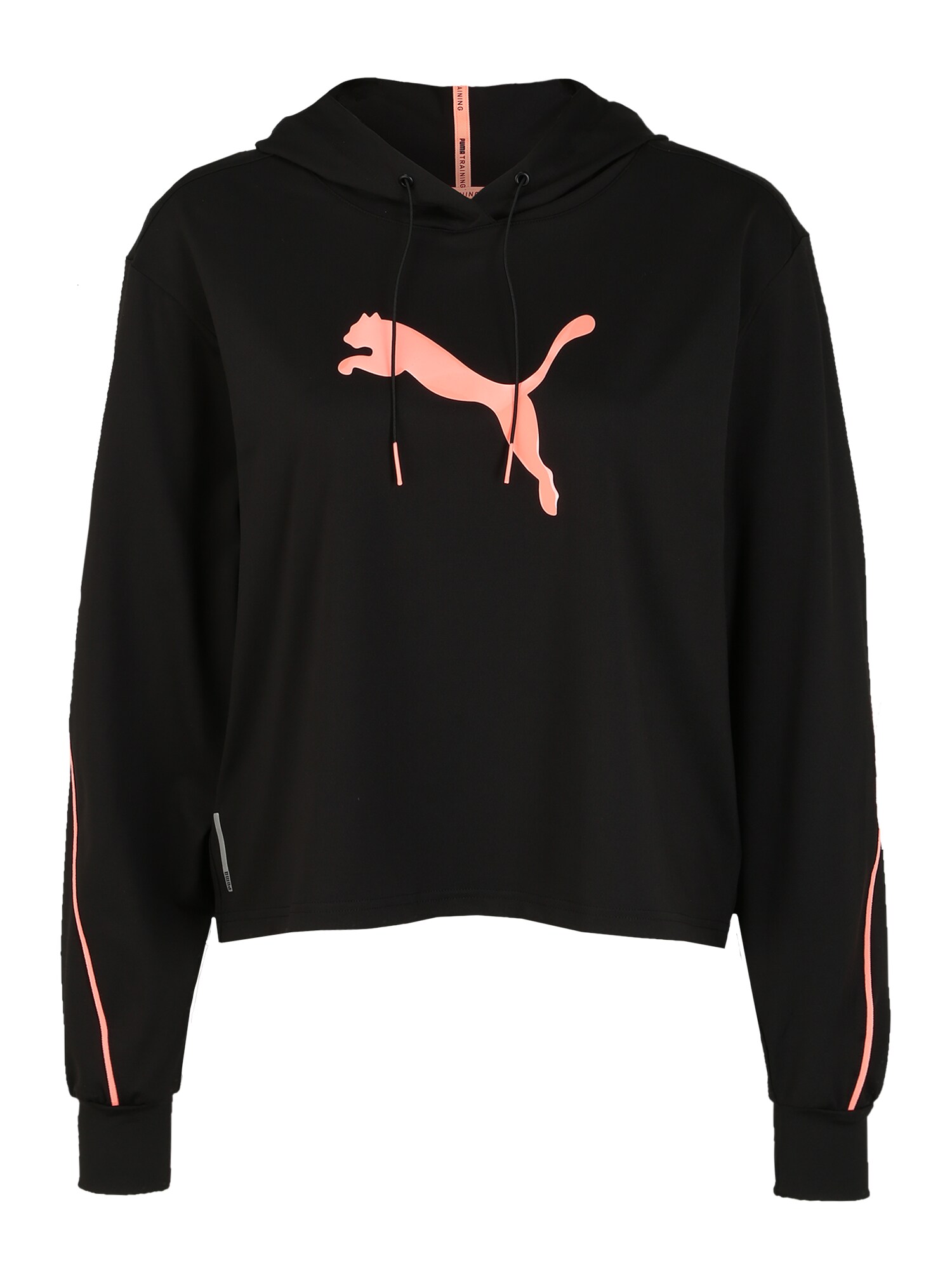 PUMA Sportinio tipo megztinis  oranžinė / juoda