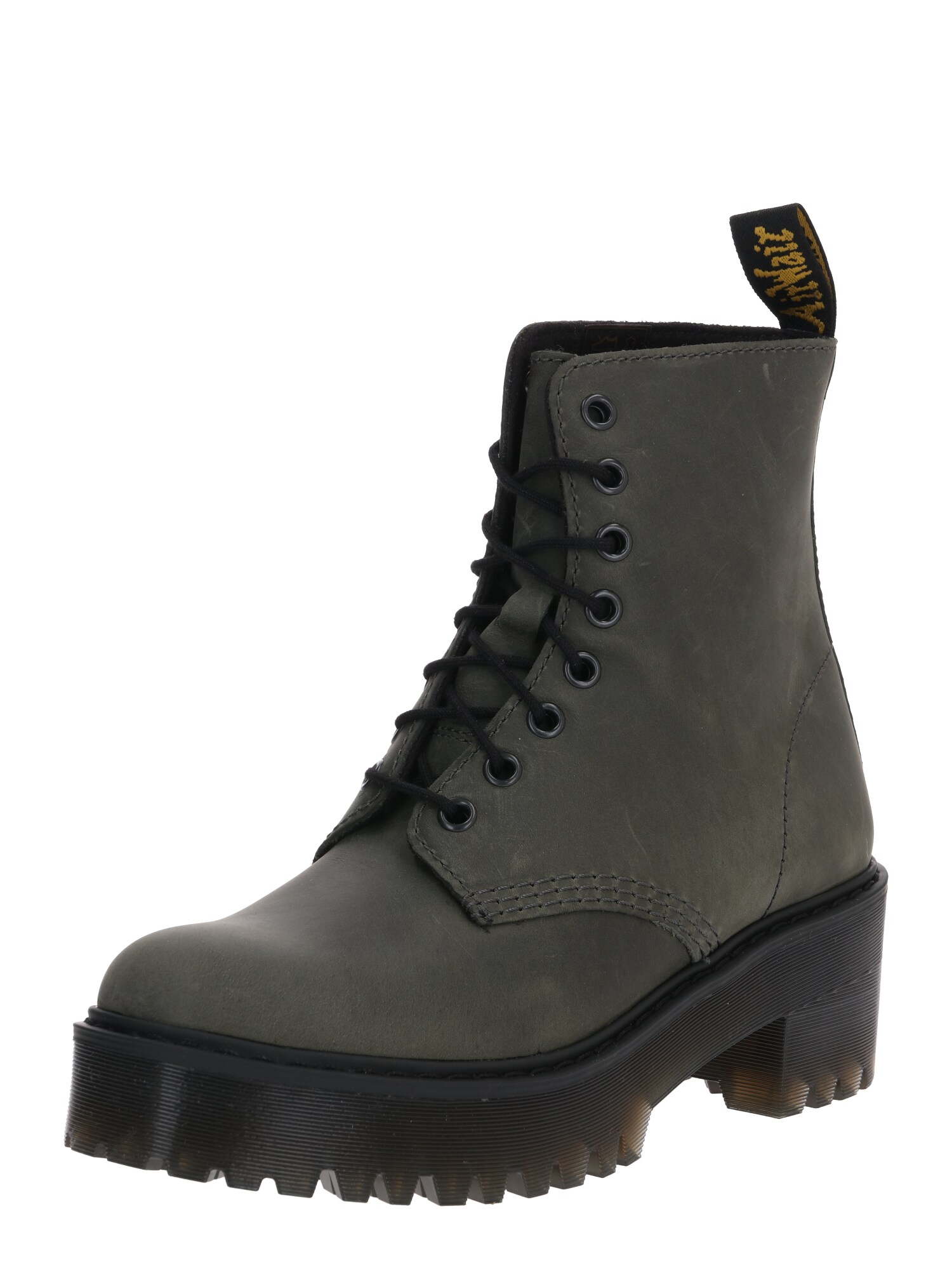 Dr. Martens Suvarstomieji kulkšnis dengiantys batai 'Shriver Hi'  pilka / juoda