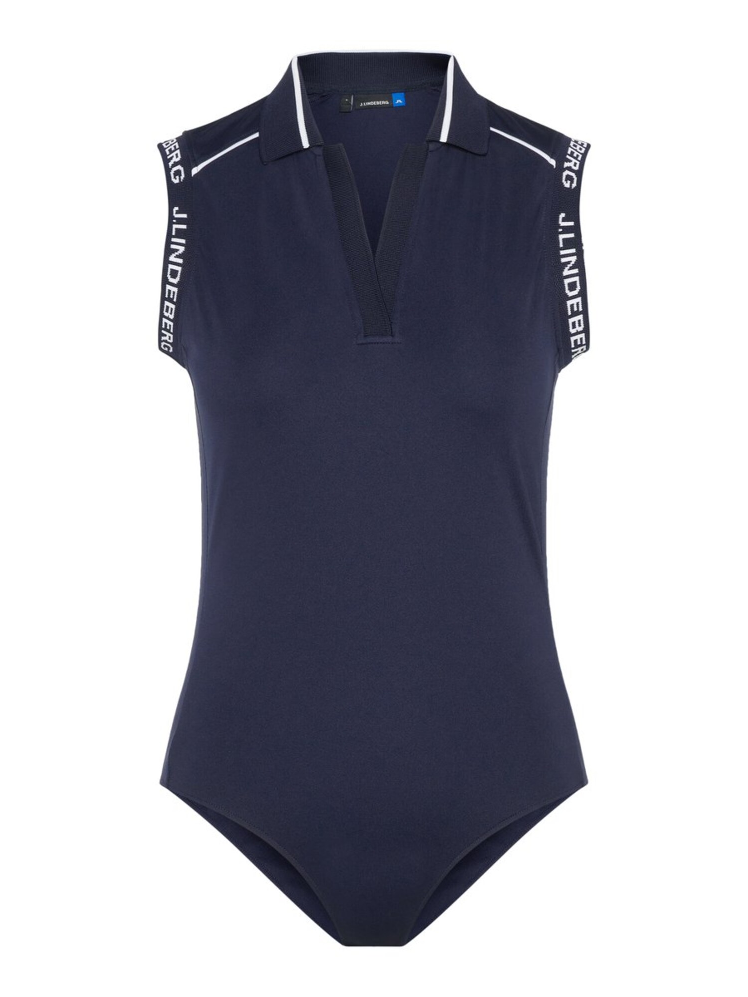 Jlindeberg Dames Sportbody Givana Navy Wit jlindeberg kopen in de aanbieding