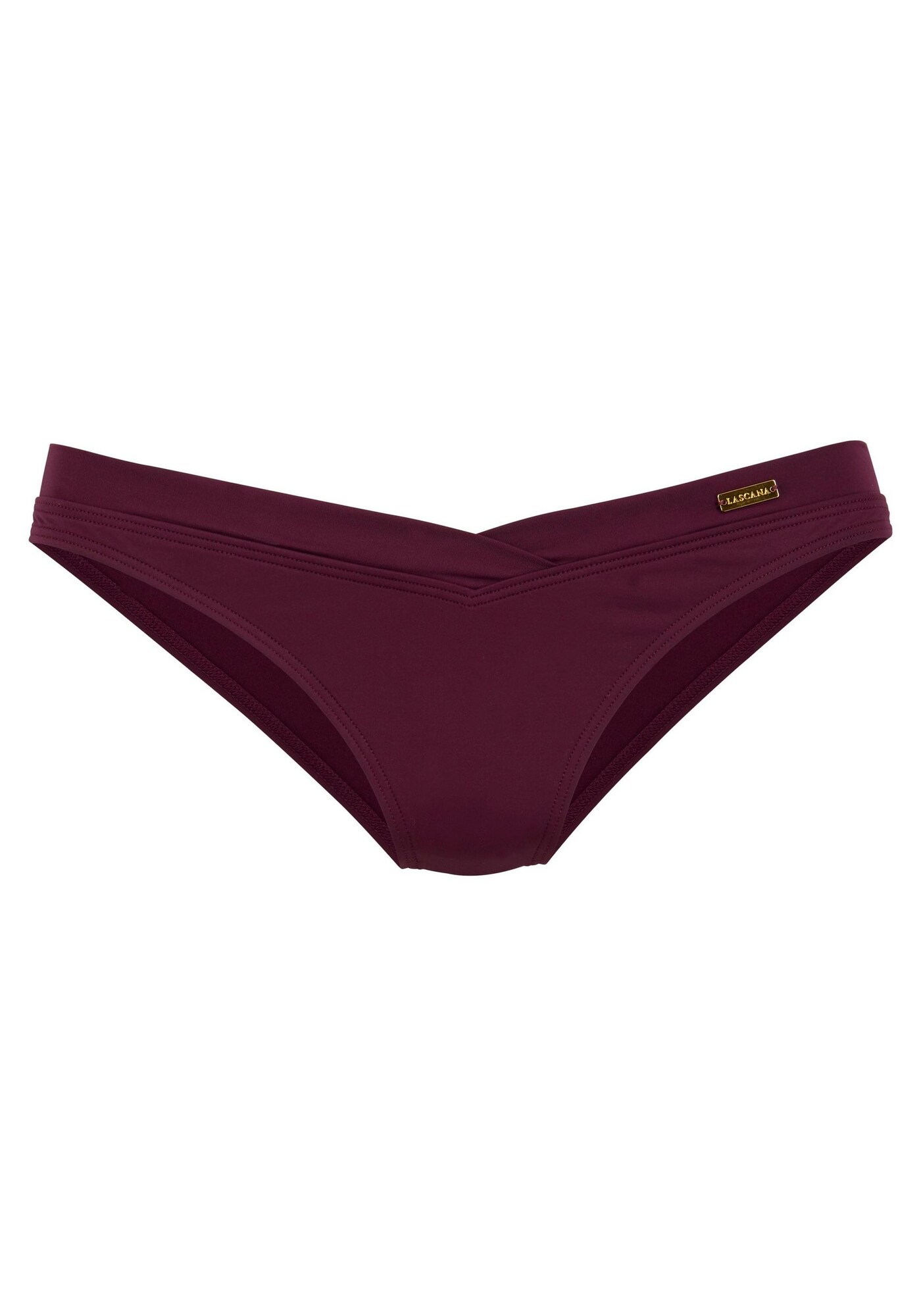 LASCANA Slip costum de baie Italy  roșu bordeaux
