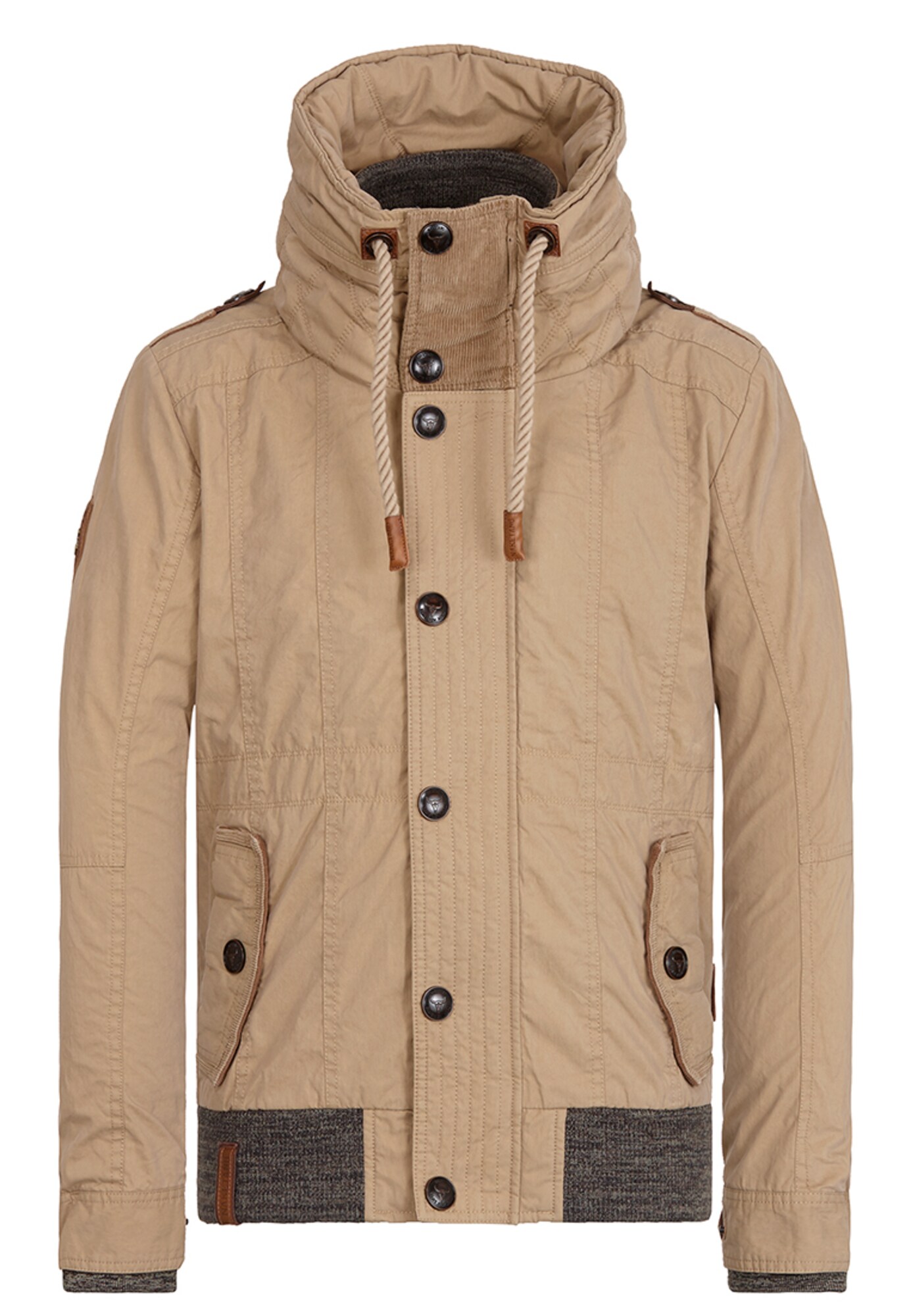 Naketano Jacket Knecht Schluckspecht sand