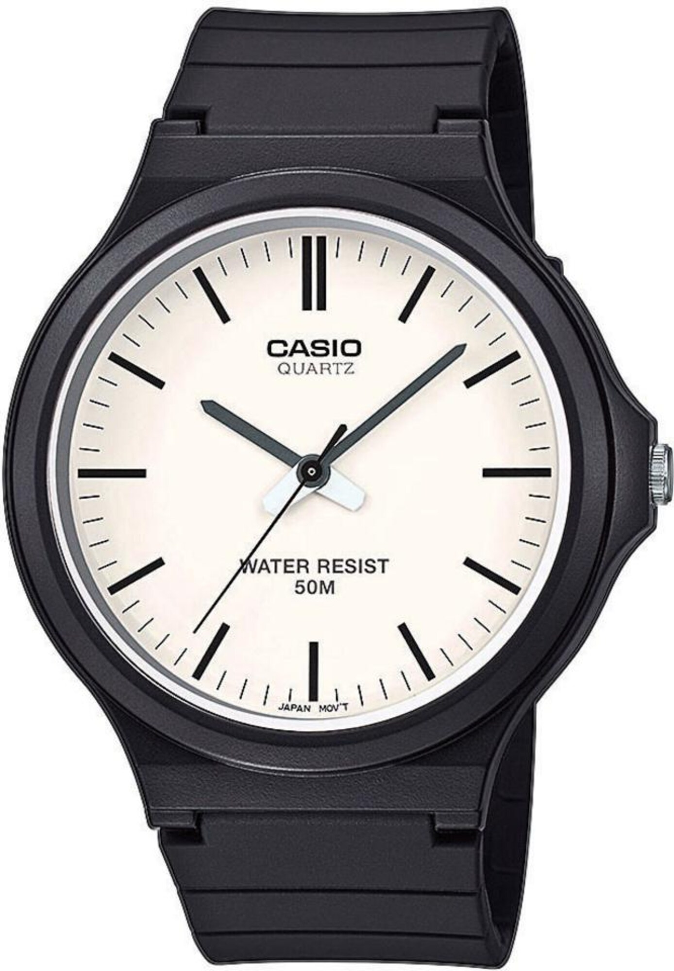 Casio Analoog Horloge Zwart / Natuurwit