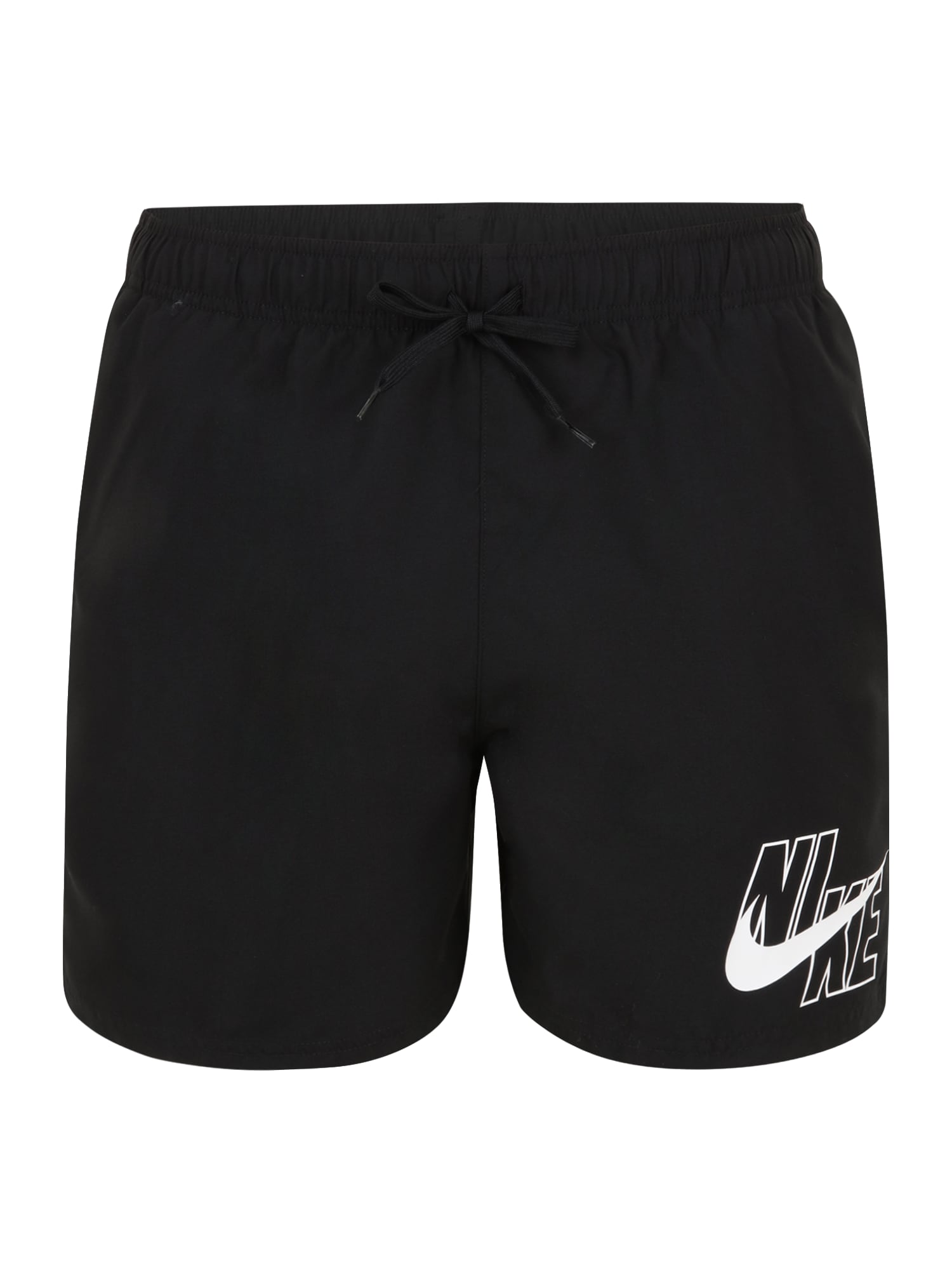 Nike Swim Maudymosi šortai 'Lap 5' juoda / balta