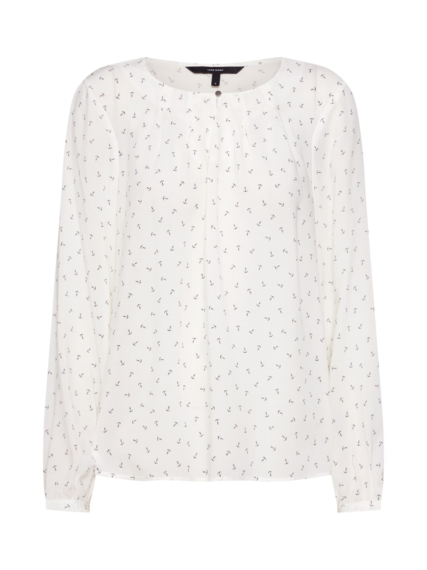 Vero Moda Dames Blouse Effie Zwart Wit vero moda kopen in de aanbieding