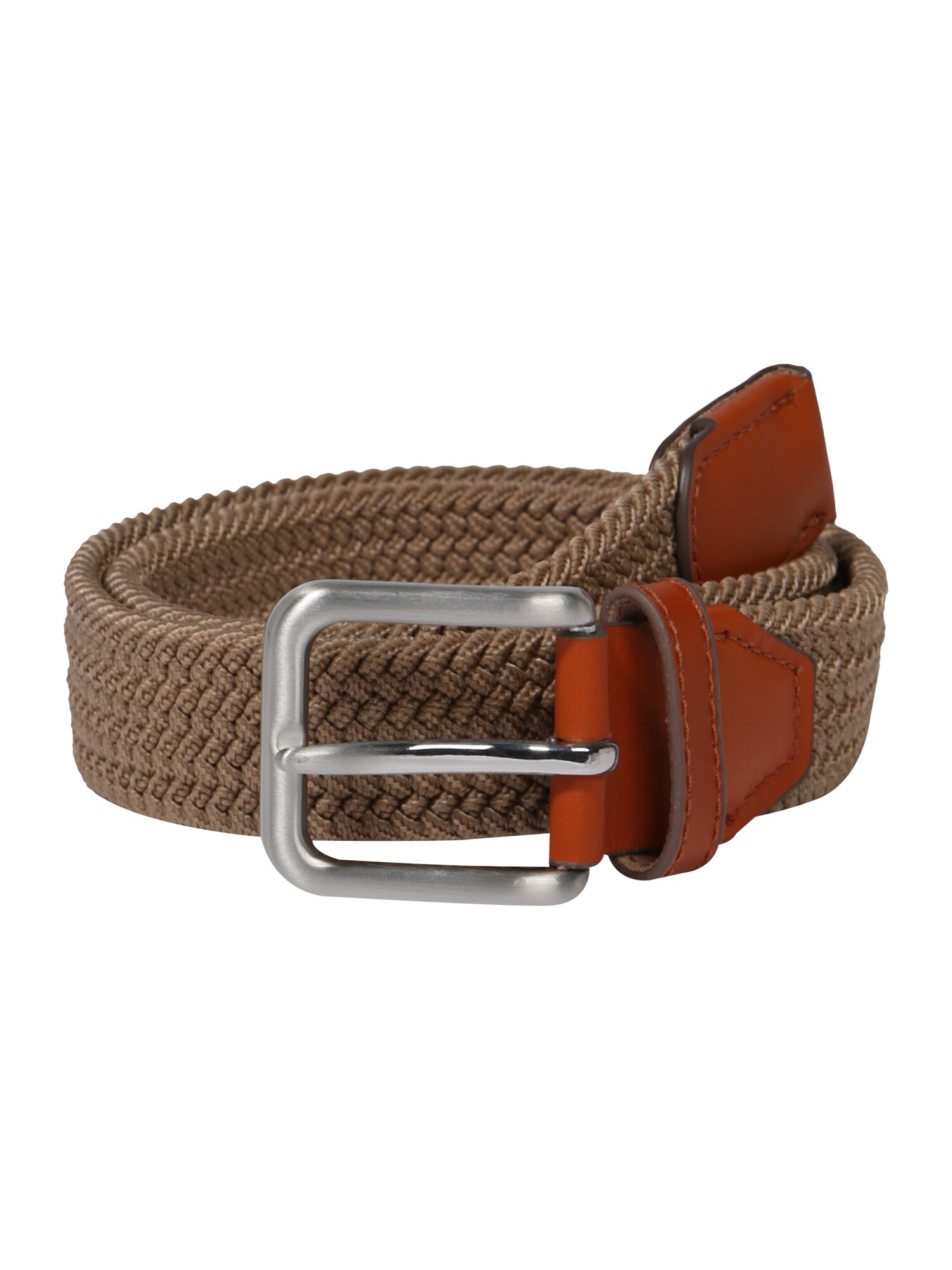 Jack & Jones Junior Diržas 'Jacspring Woven Belt Jr'  ruda / sidabrinė / rūdžių raudona