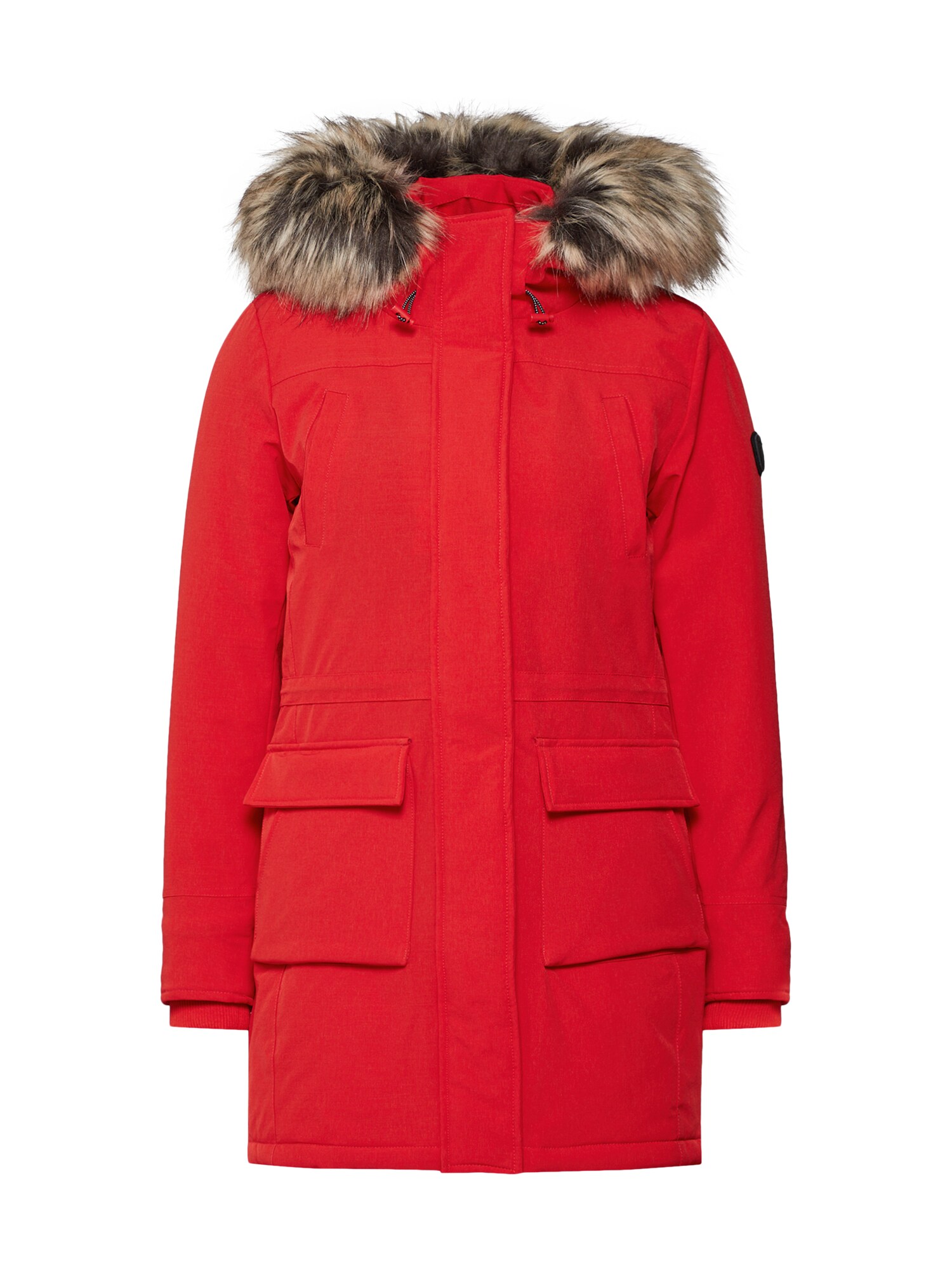 Only Dames Winterparka Rood only kopen in de aanbieding
