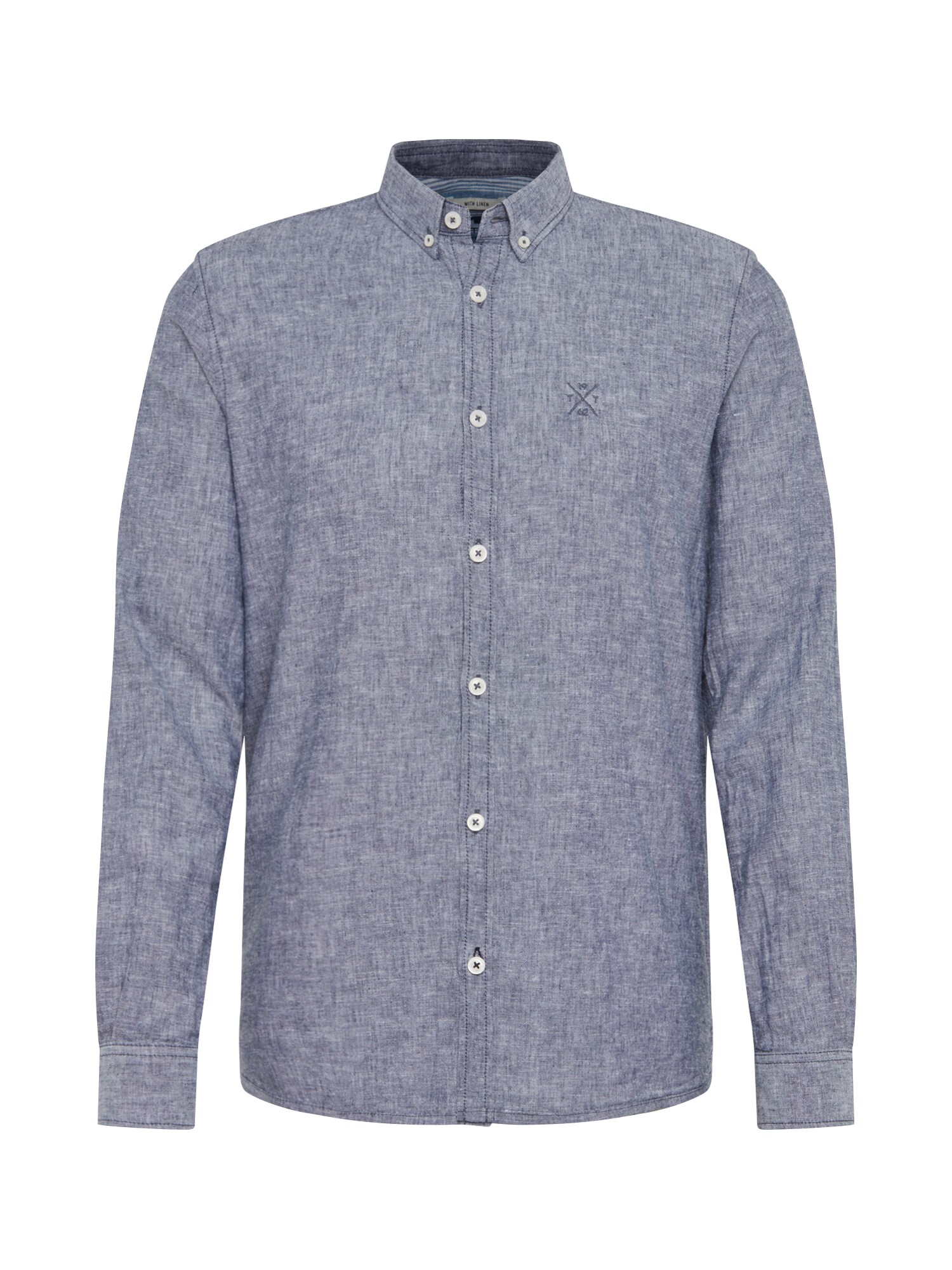 Tom Tailor Heren Overhemd Donkerblauw tom tailor kopen in de aanbieding