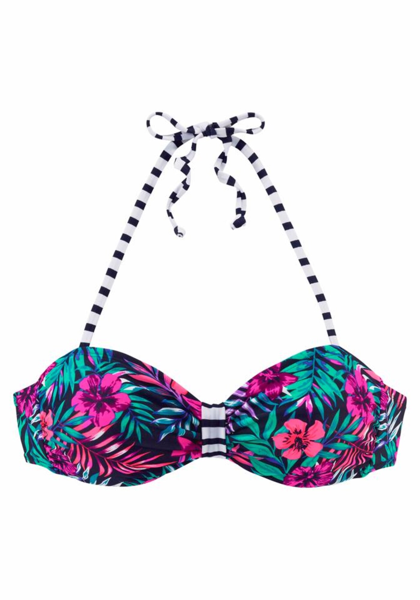 VENICE BEACH Bikinový top  námornícka modrá / ružová