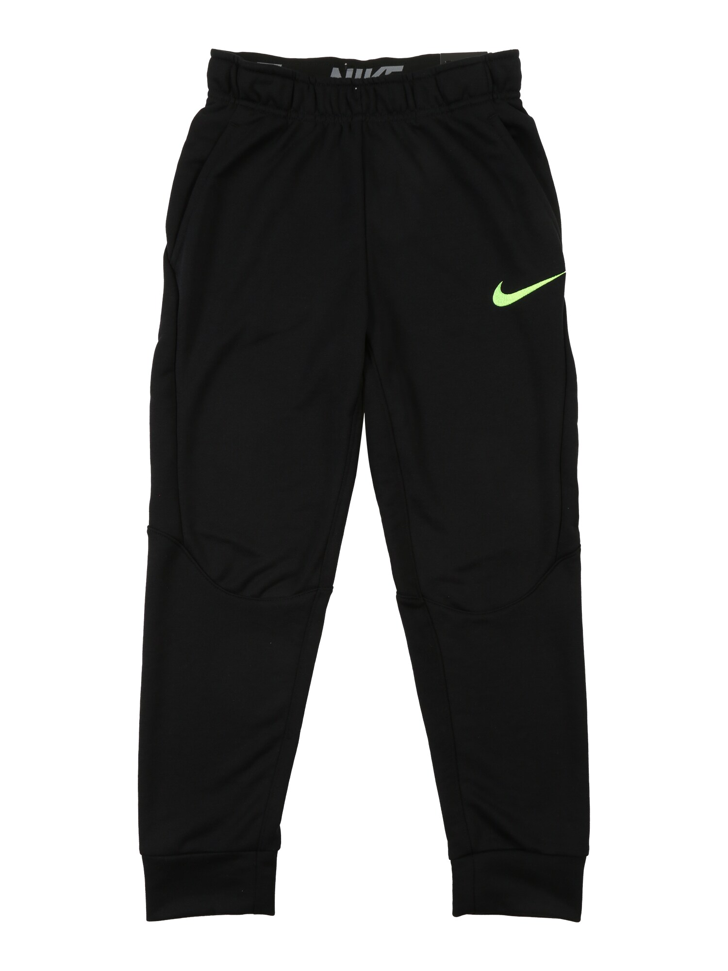 Nike Jongens Sportbroek Dry Training Pants Neongroen Zwart nike kopen in de aanbieding