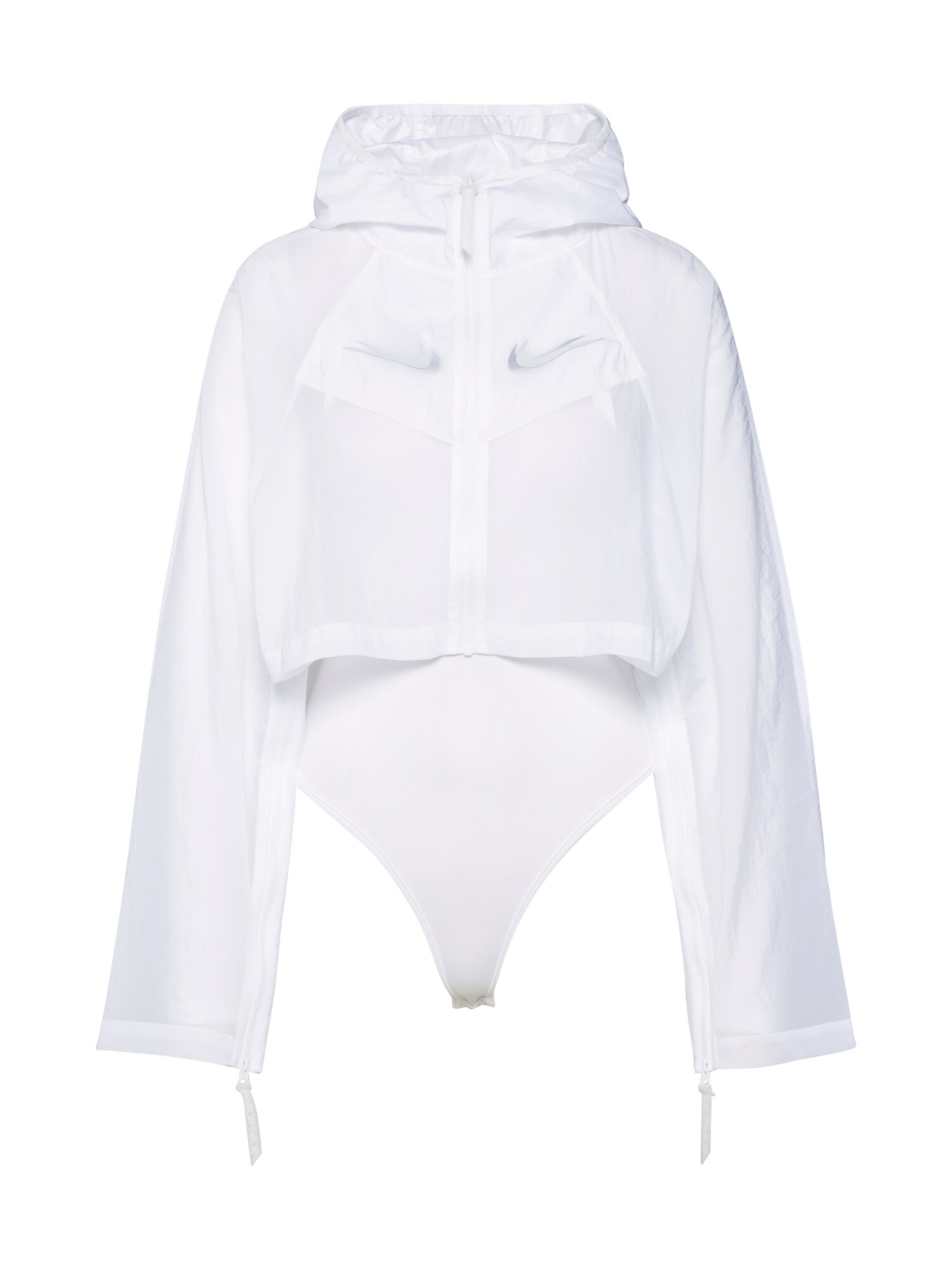 Nike Sportswear Demisezoninė striukė 'W NSW JKT UP IN AIR'  balta