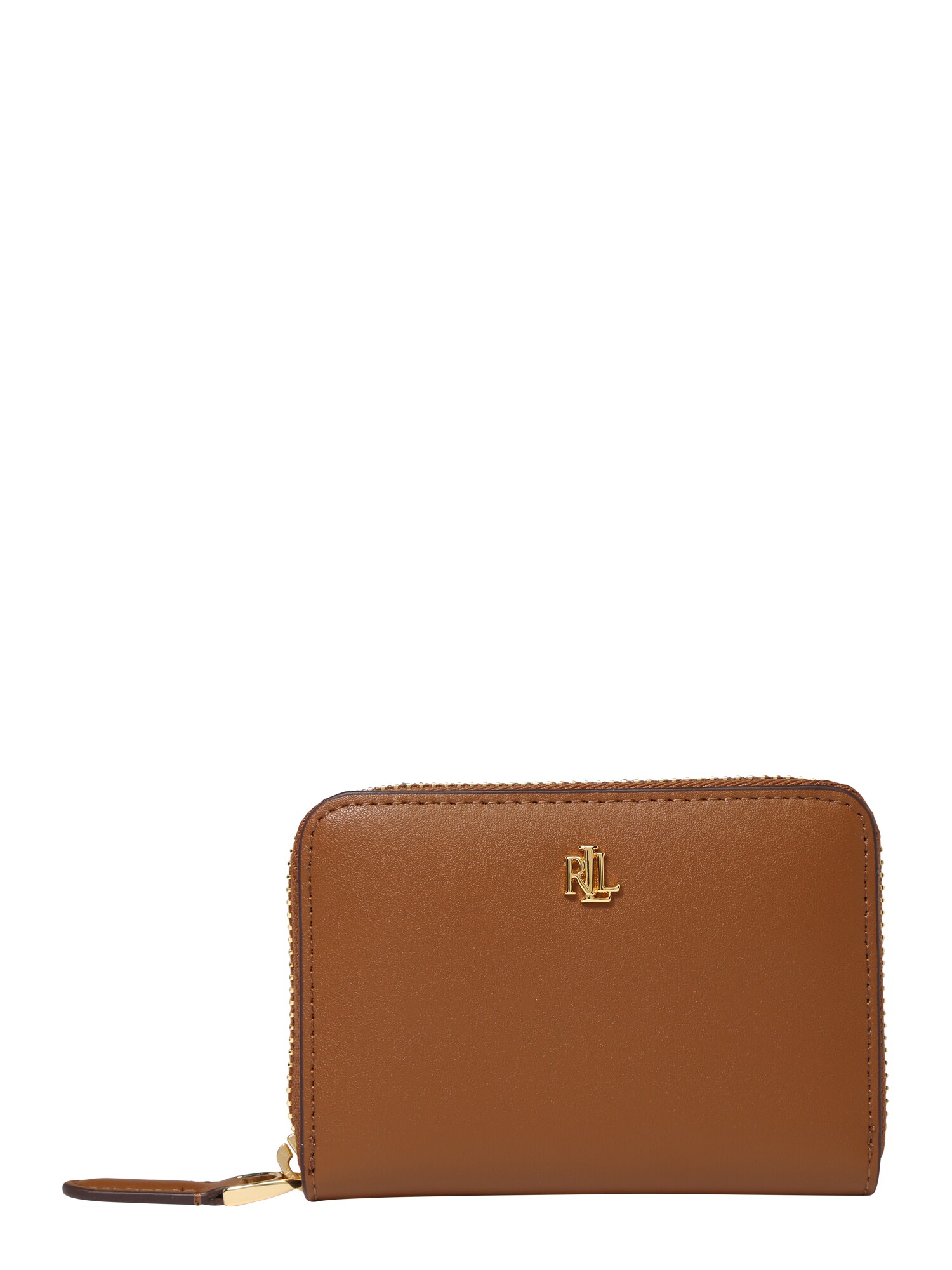 Lauren Ralph Dames Portemonnee Cognac Goud lauren ralph lauren kopen in de aanbieding