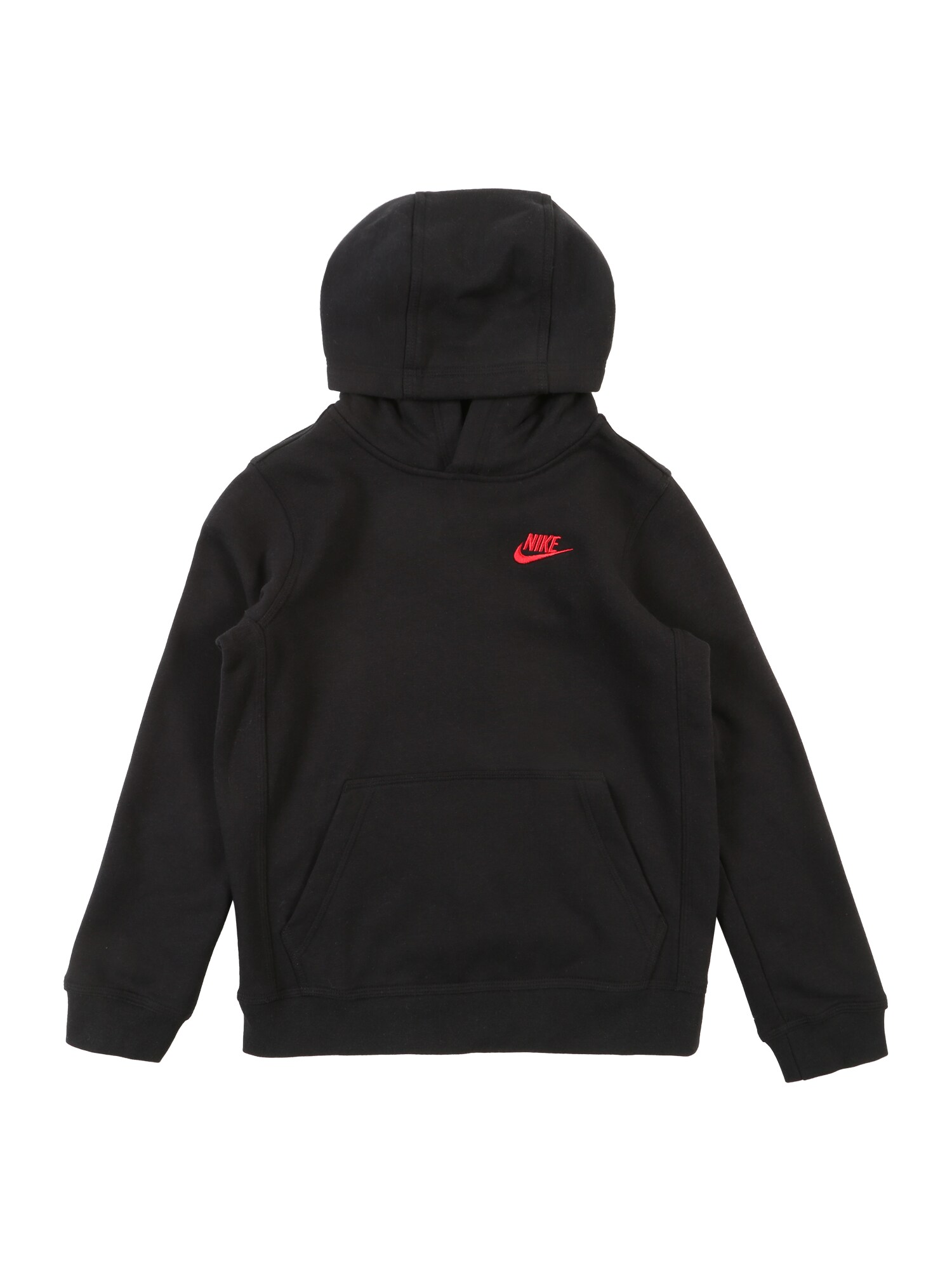 Nike Sportswear Megztinis be užsegimo  juoda / raudona