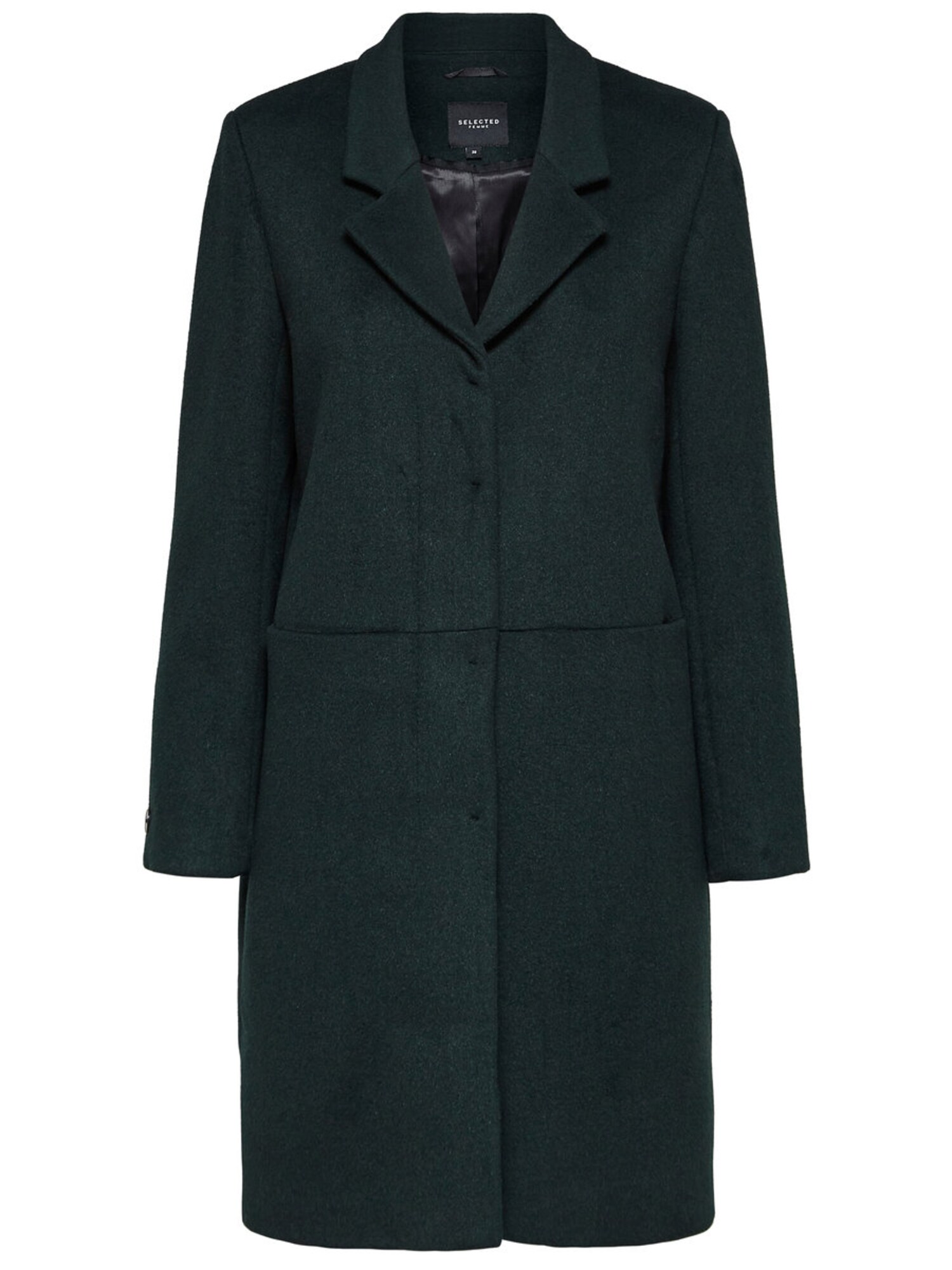 Selected Femme Dames Tussenmantel Olijfgroen selected femme kopen in de aanbieding