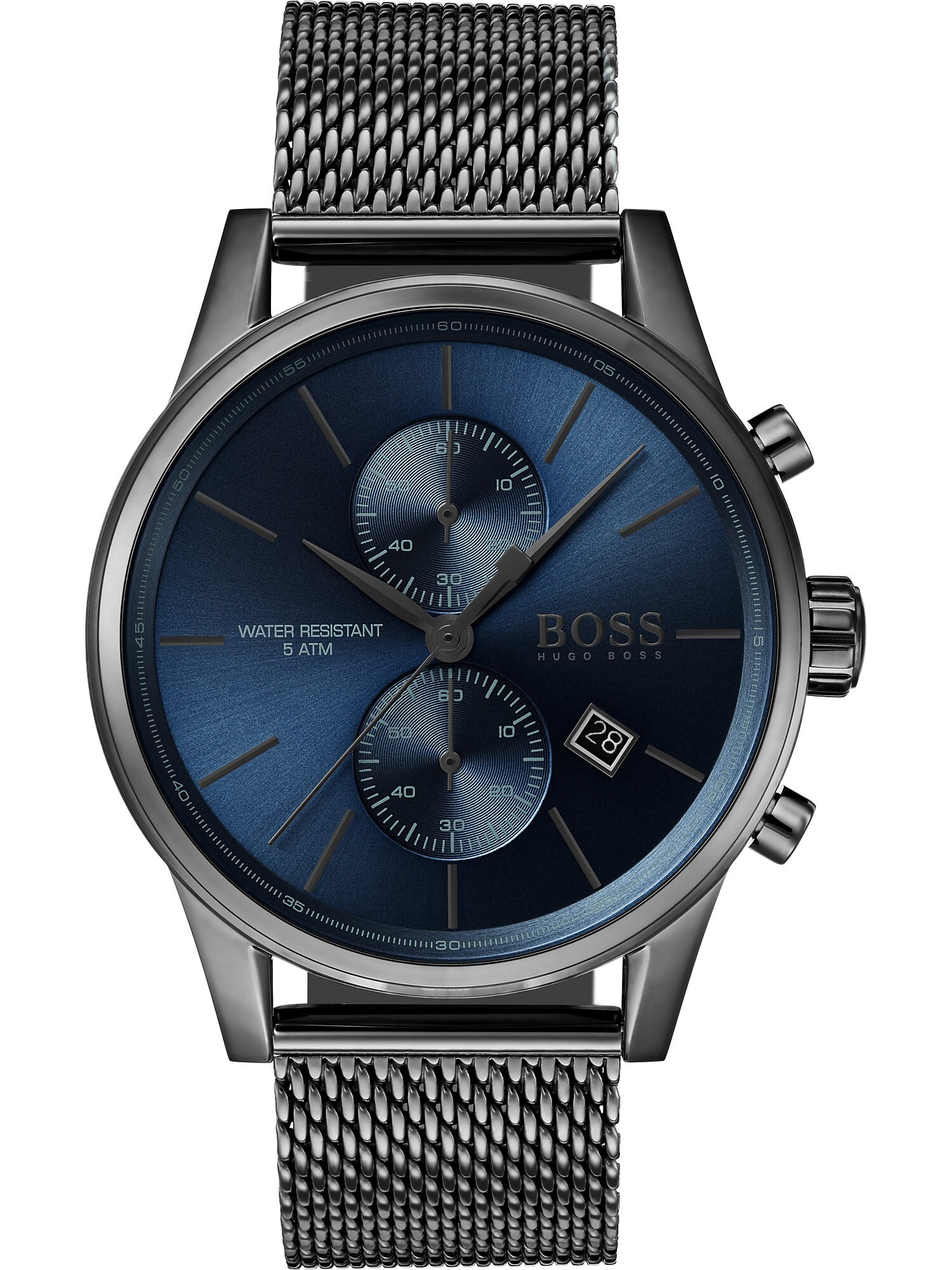 BOSS Uhr blau / anthrazit