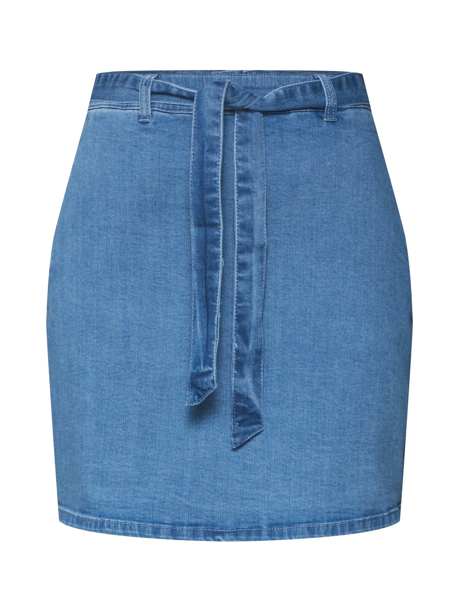 Pieces Dames Rok Blauw Denim pieces kopen in de aanbieding