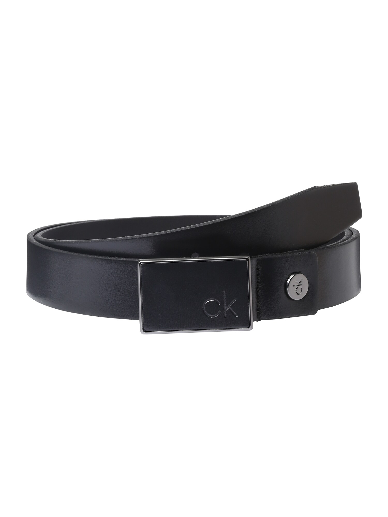 Calvin Klein Heren Riem 3Cm Adjplaque Zwart calvin klein kopen in de aanbieding