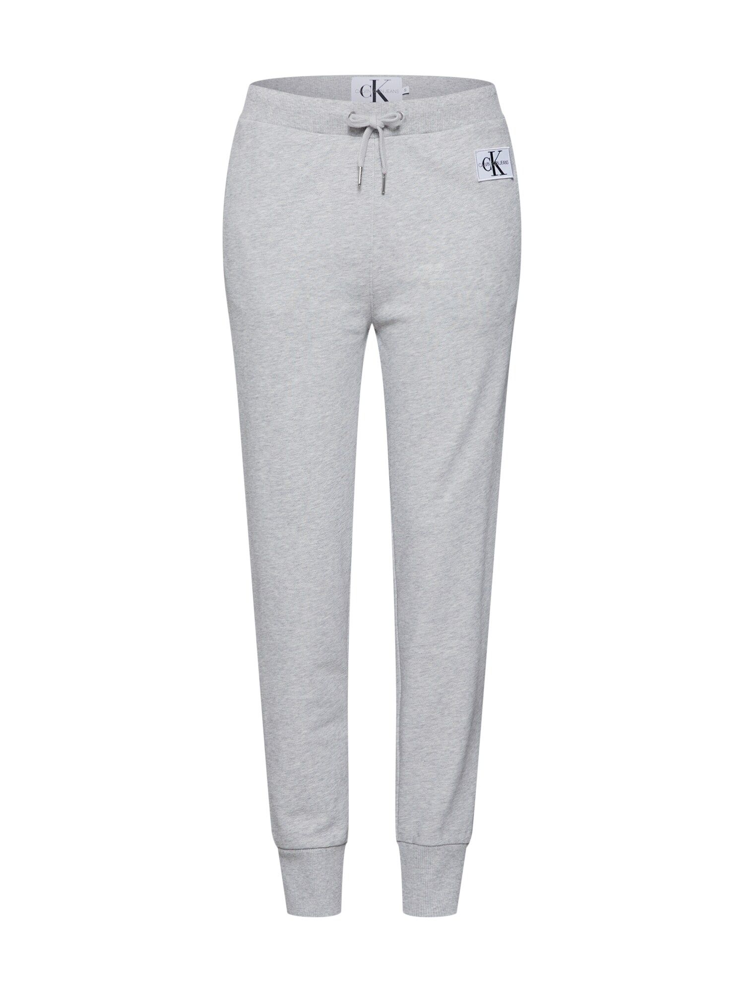 Calvin Klein Jeans Dames Broek Monogram Sweatpant Grijs calvin klein jeans kopen in de aanbieding