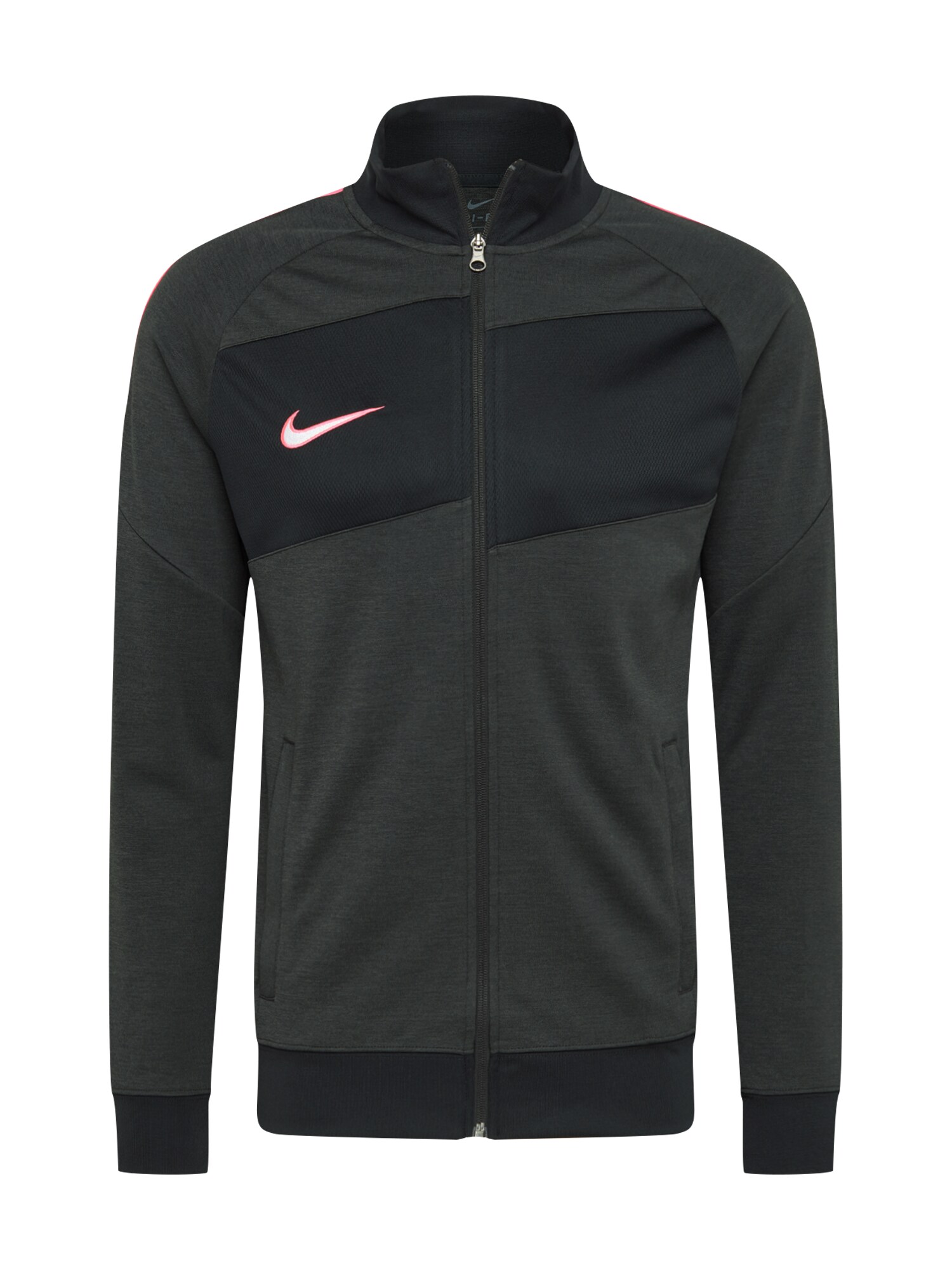 NIKE Sportinis džemperis 'Academy'  tamsiai pilka / balta / rožinė / tamsiai mėlyna jūros spalva