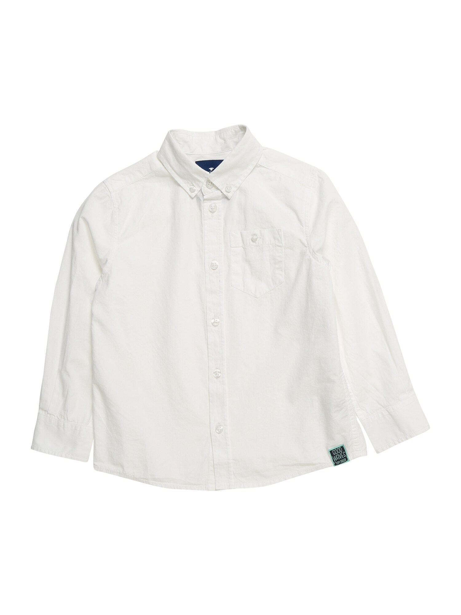 Tom Tailor Jongens Overhemd Wit tom tailor kopen in de aanbieding