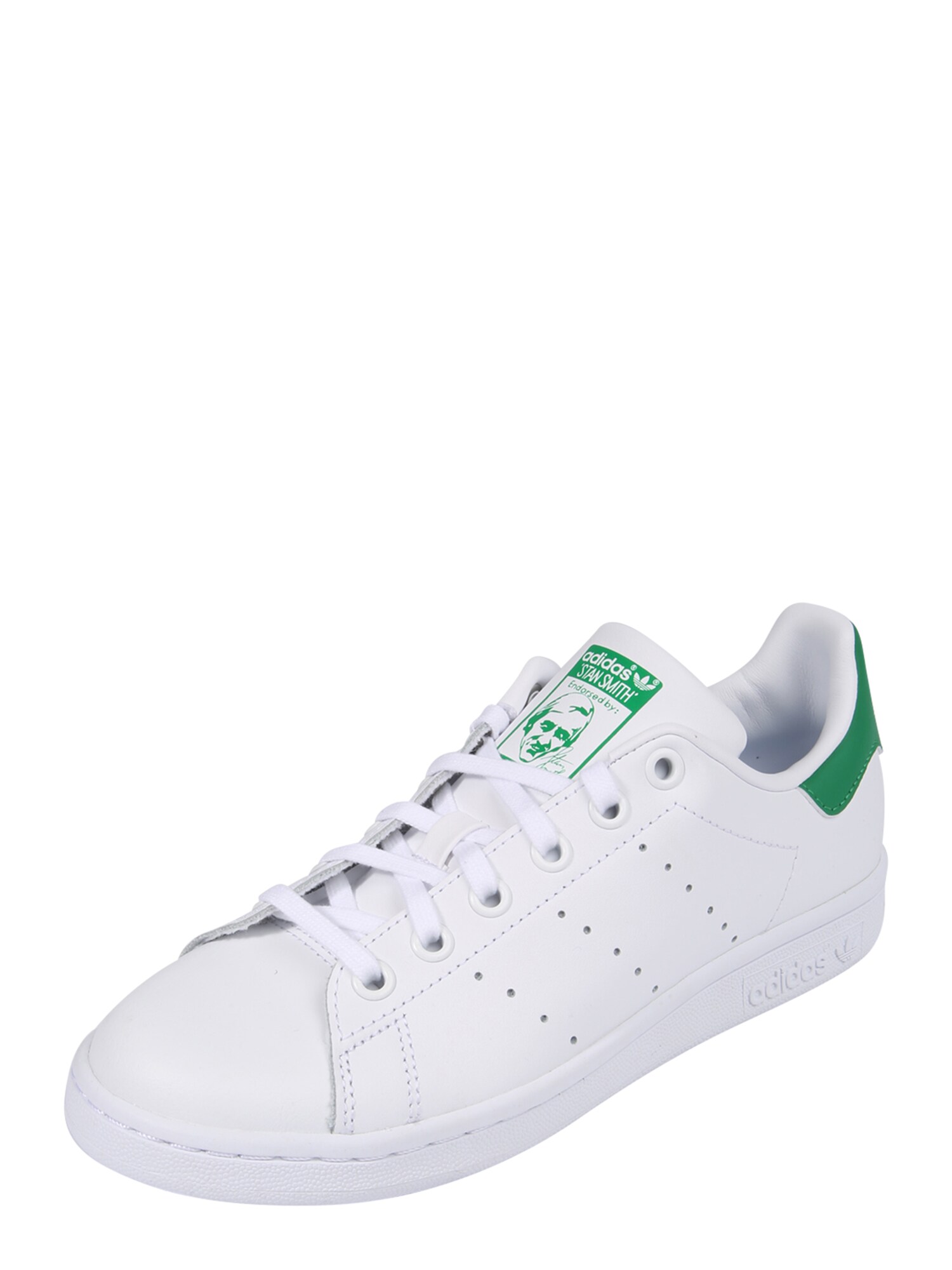 ADIDAS ORIGINALS Sportbačiai 'STAN SMITH'  balta / žalia
