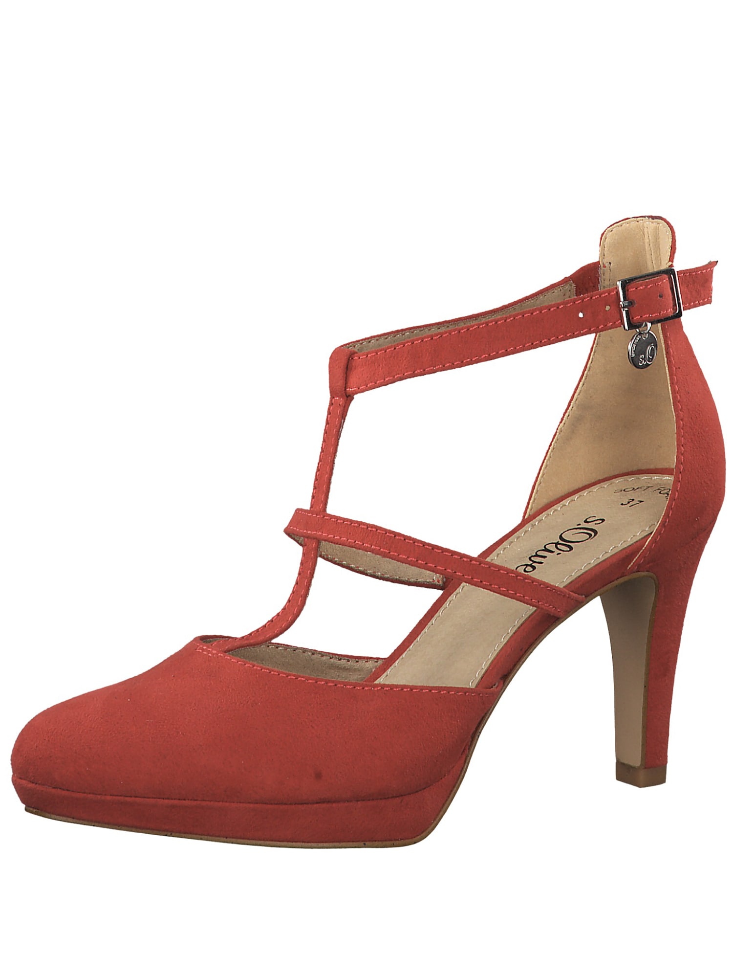 Soliver Red Label Dames Pumps Rood soliver red label kopen in de aanbieding