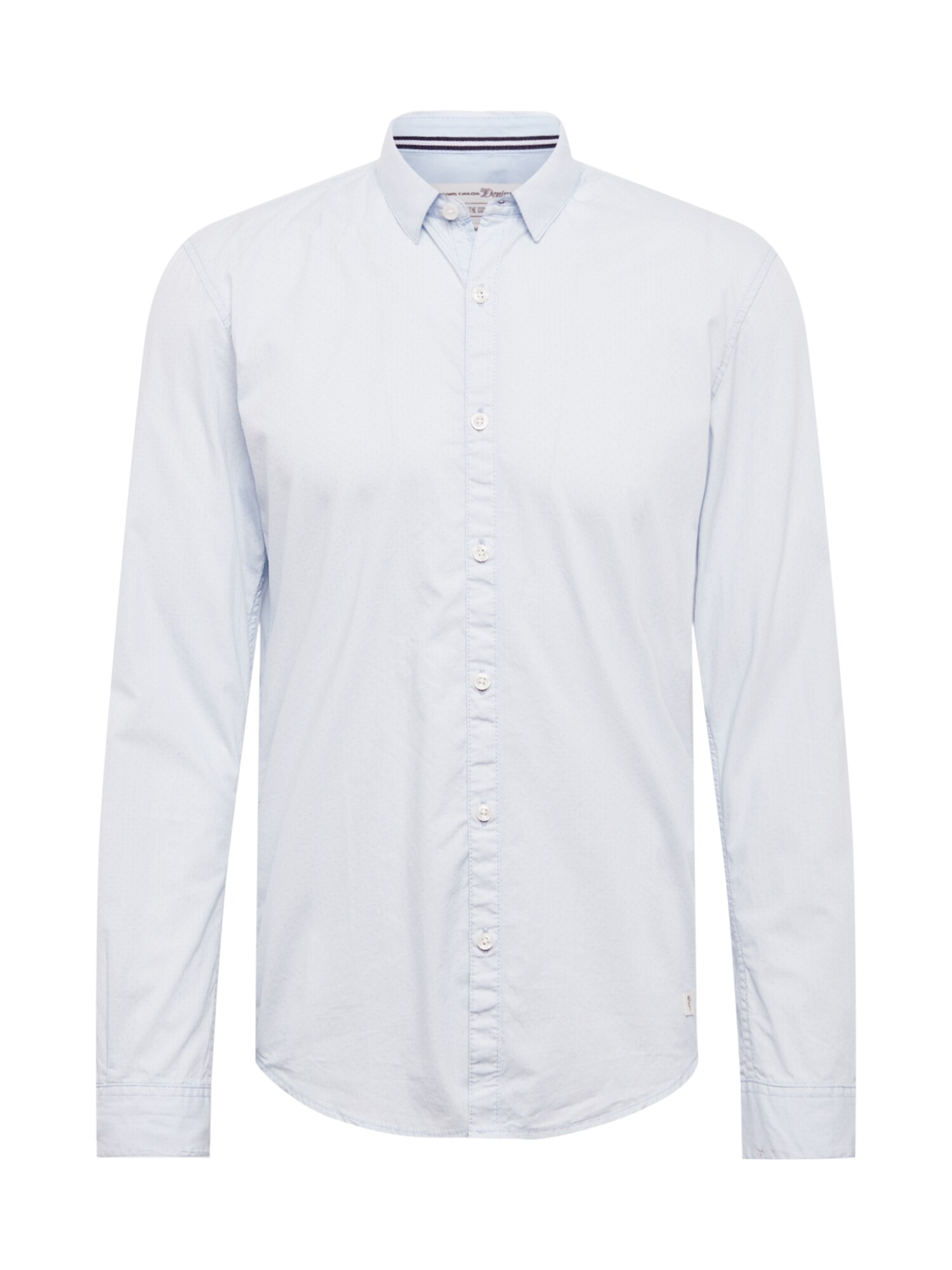 Tom Tailor Denim Heren Overhemd Lichtblauw tom tailor denim kopen in de aanbieding