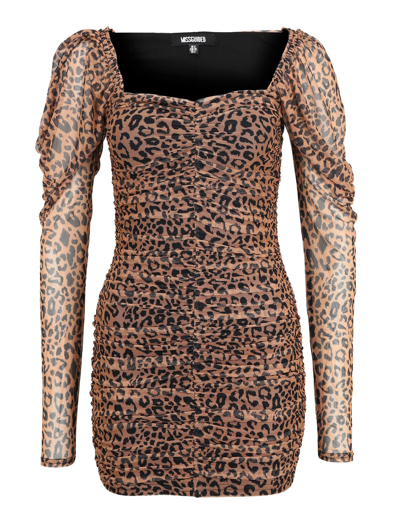 Missguided (Tall) Suknelė  juoda / ruda