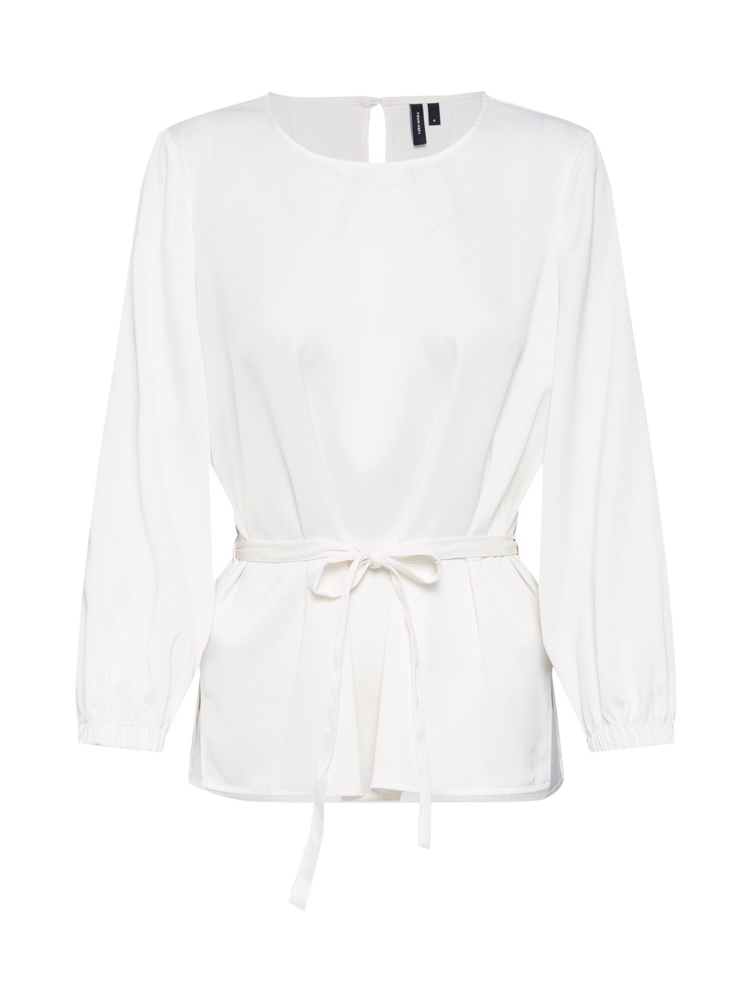 Vero Moda Dames Blouse Vmayla 78 Tie Top Creme vero moda kopen in de aanbieding