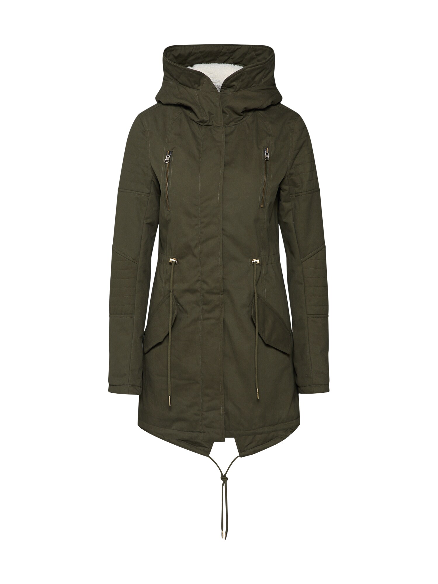 Urban Classics Prechodná parka 'Sherpa'  olivová