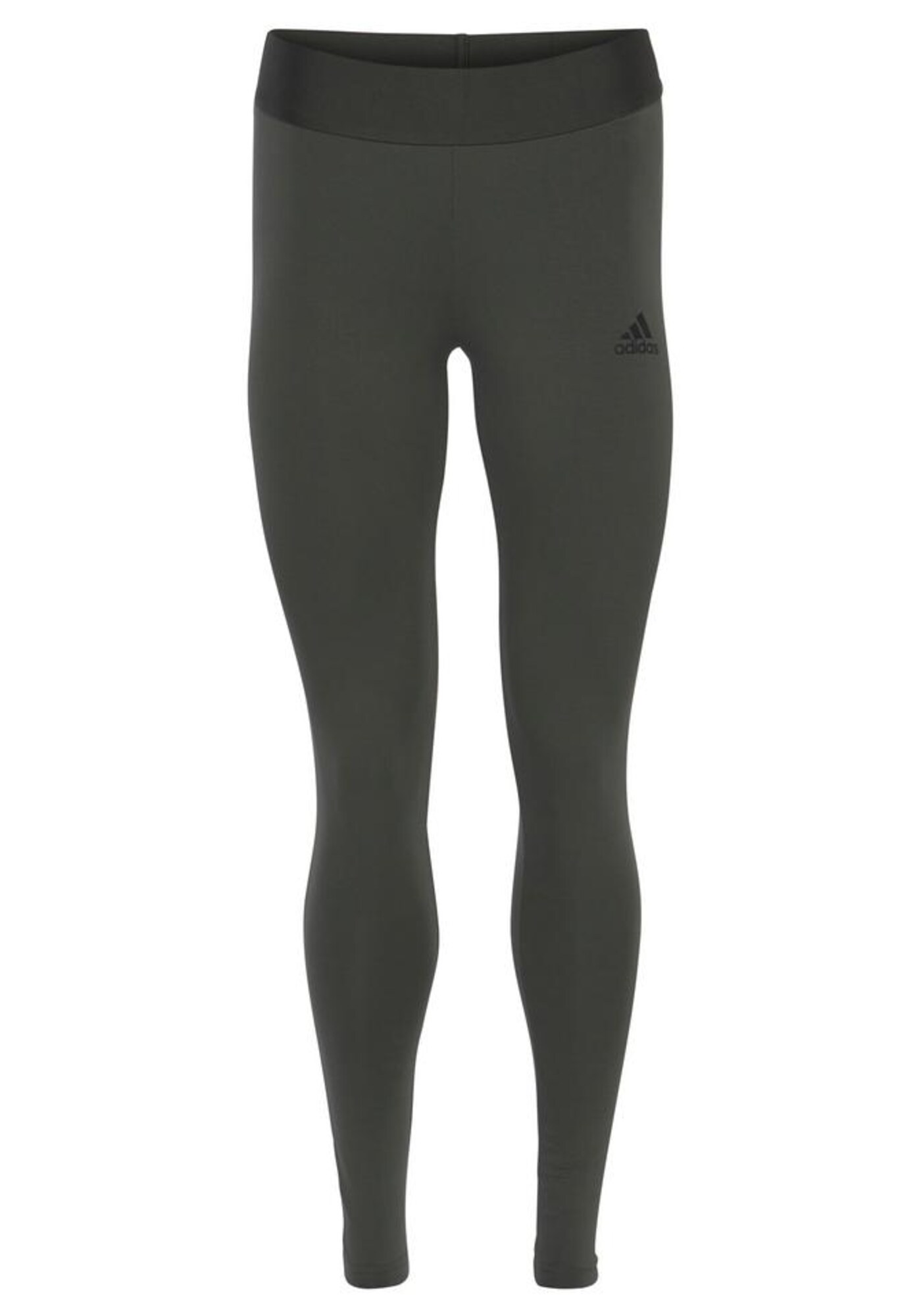 ADIDAS PERFORMANCE Sportinės kelnės  rusvai žalia / juoda