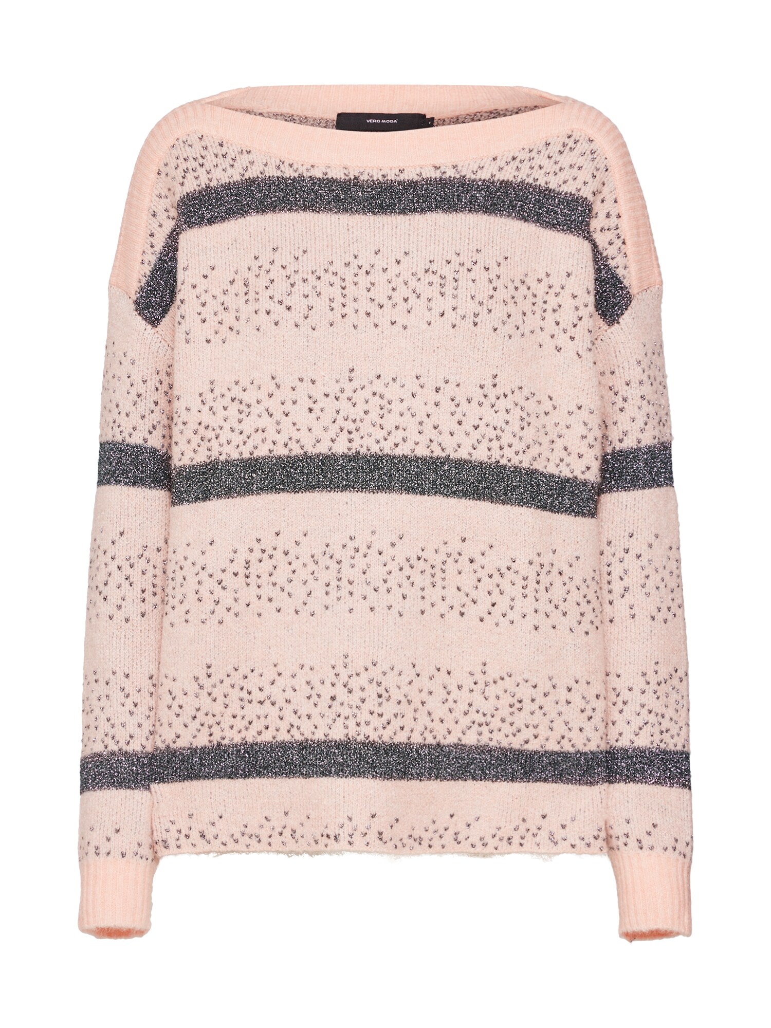 Vero Moda Dames Trui Rose Zwart Zilver vero moda kopen in de aanbieding