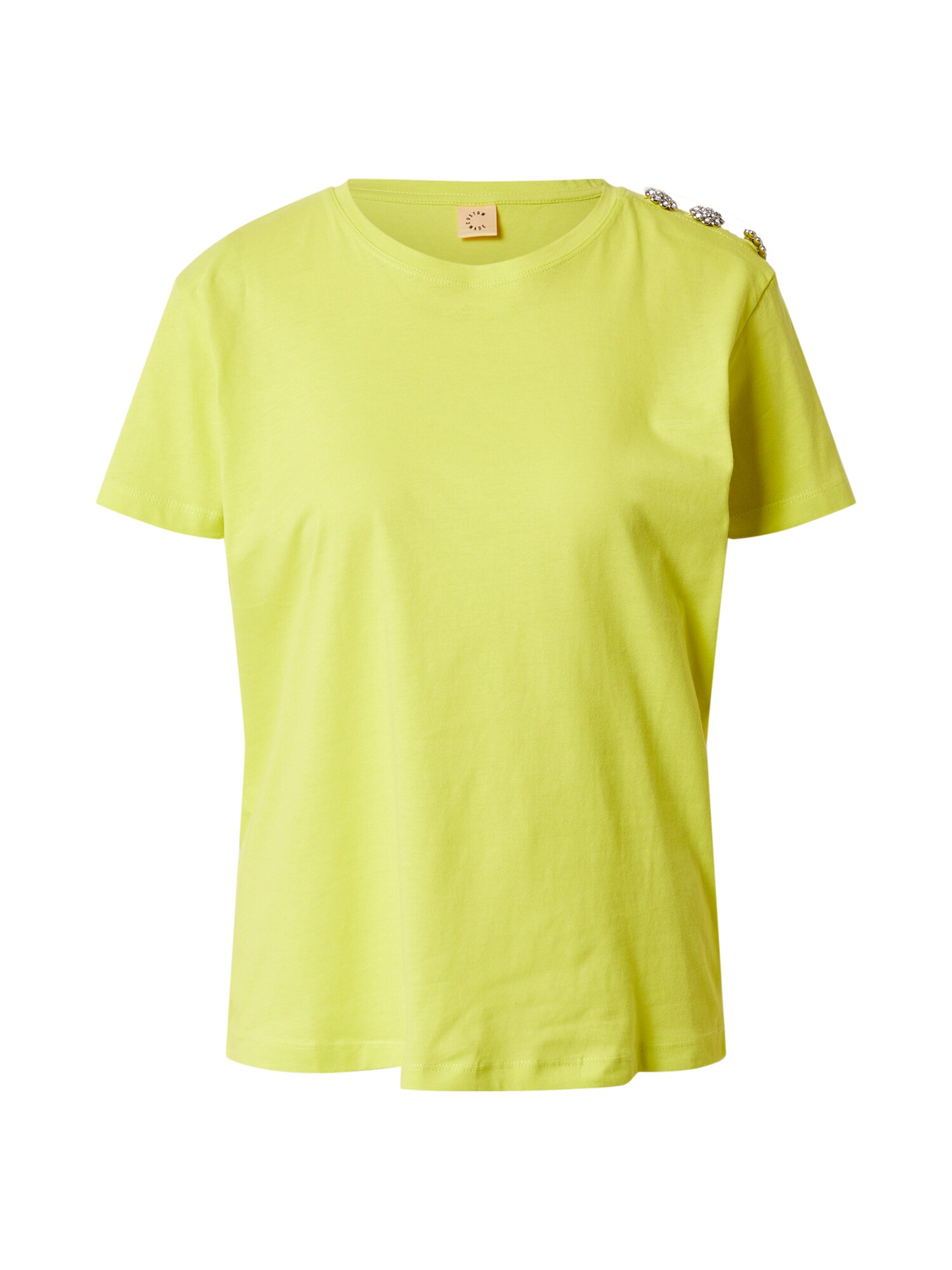 Custommade Marškinėliai 'Molly Cristal'  neoninė geltona