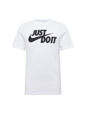Nike Sportswear Camiseta 'Swoosh'  negro / offwhite