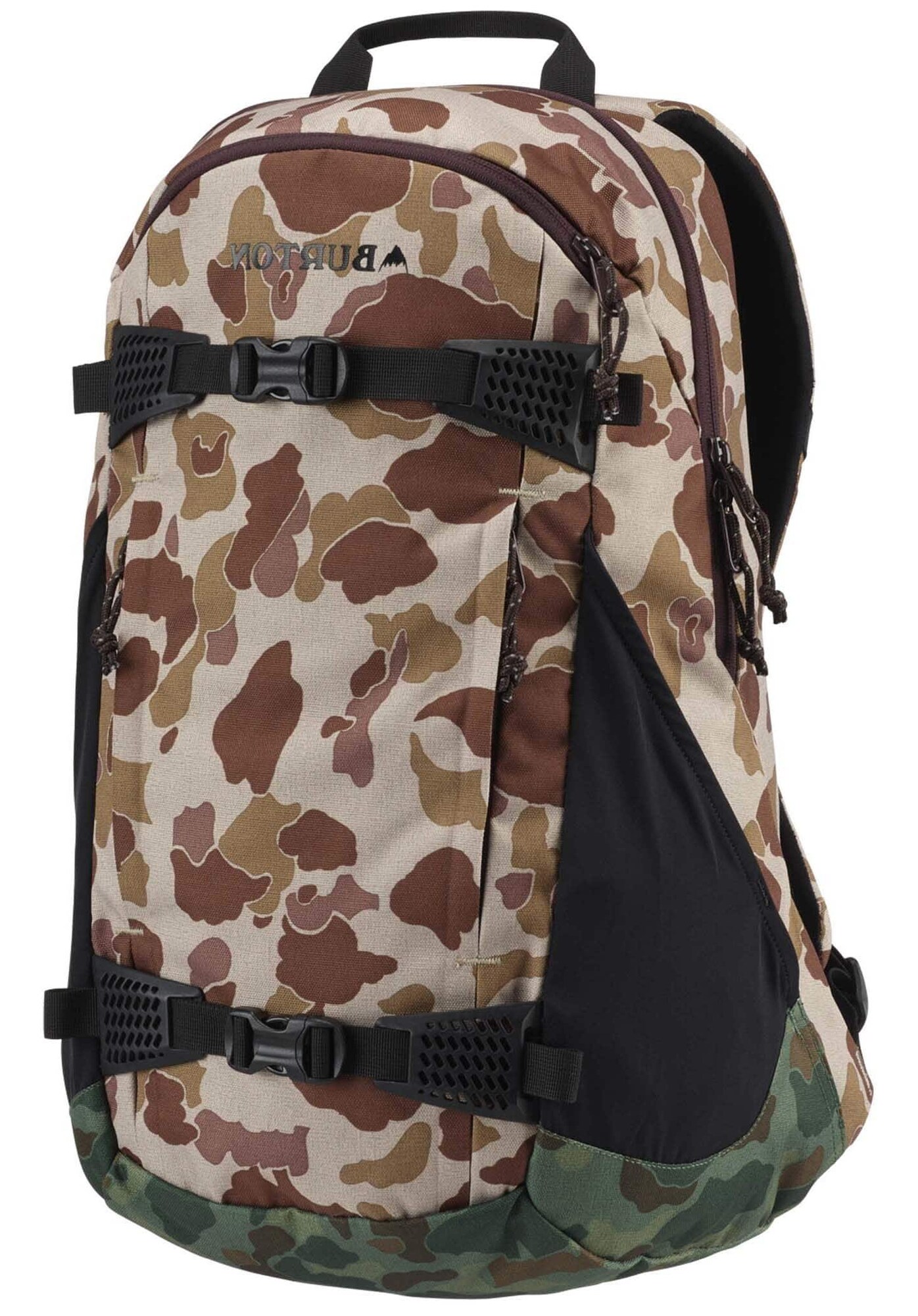 Burton Dames Rugzak Day Hiker Bruin Groen burton kopen in de aanbieding