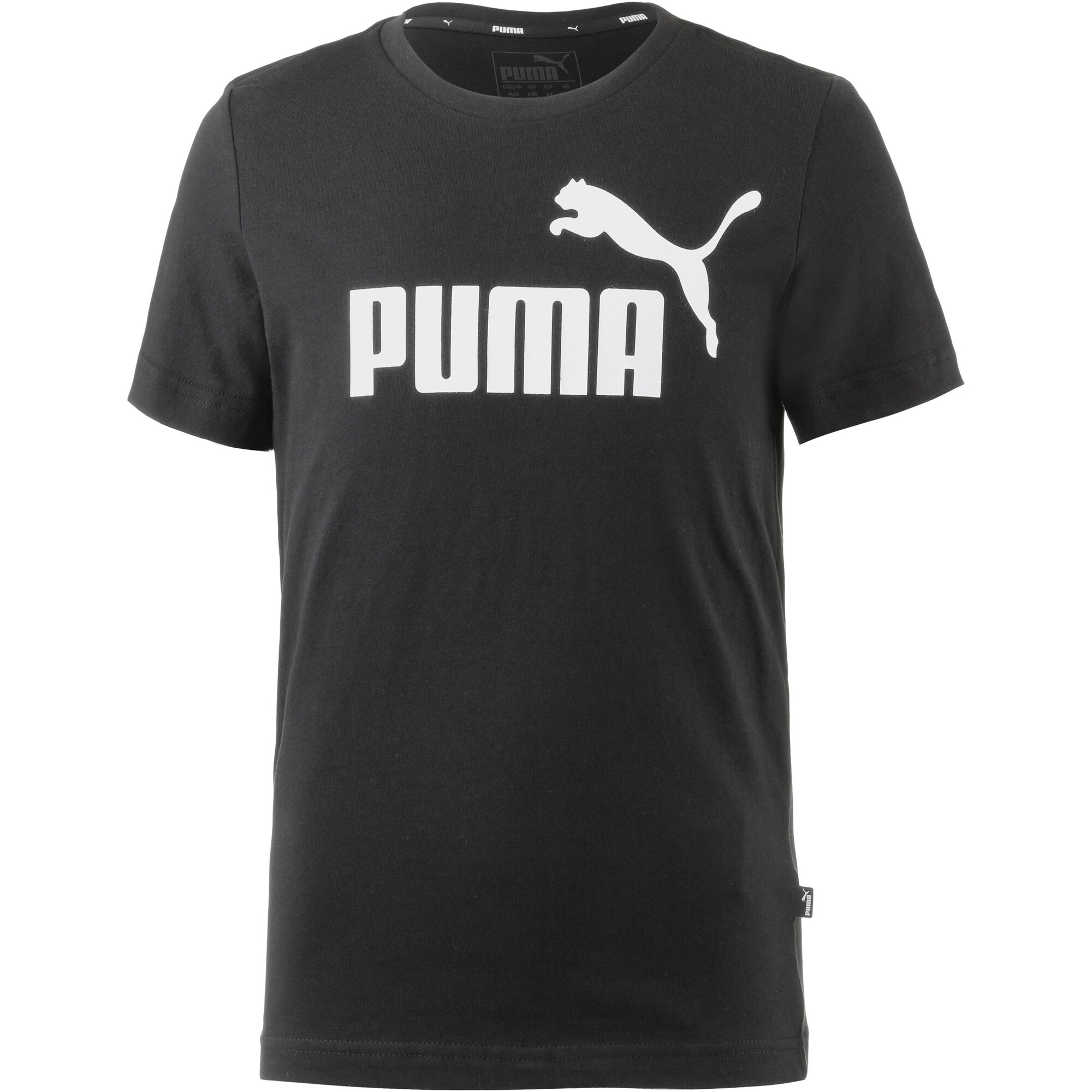 Puma Jongens Shirt Ess Zwart Wit puma kopen in de aanbieding