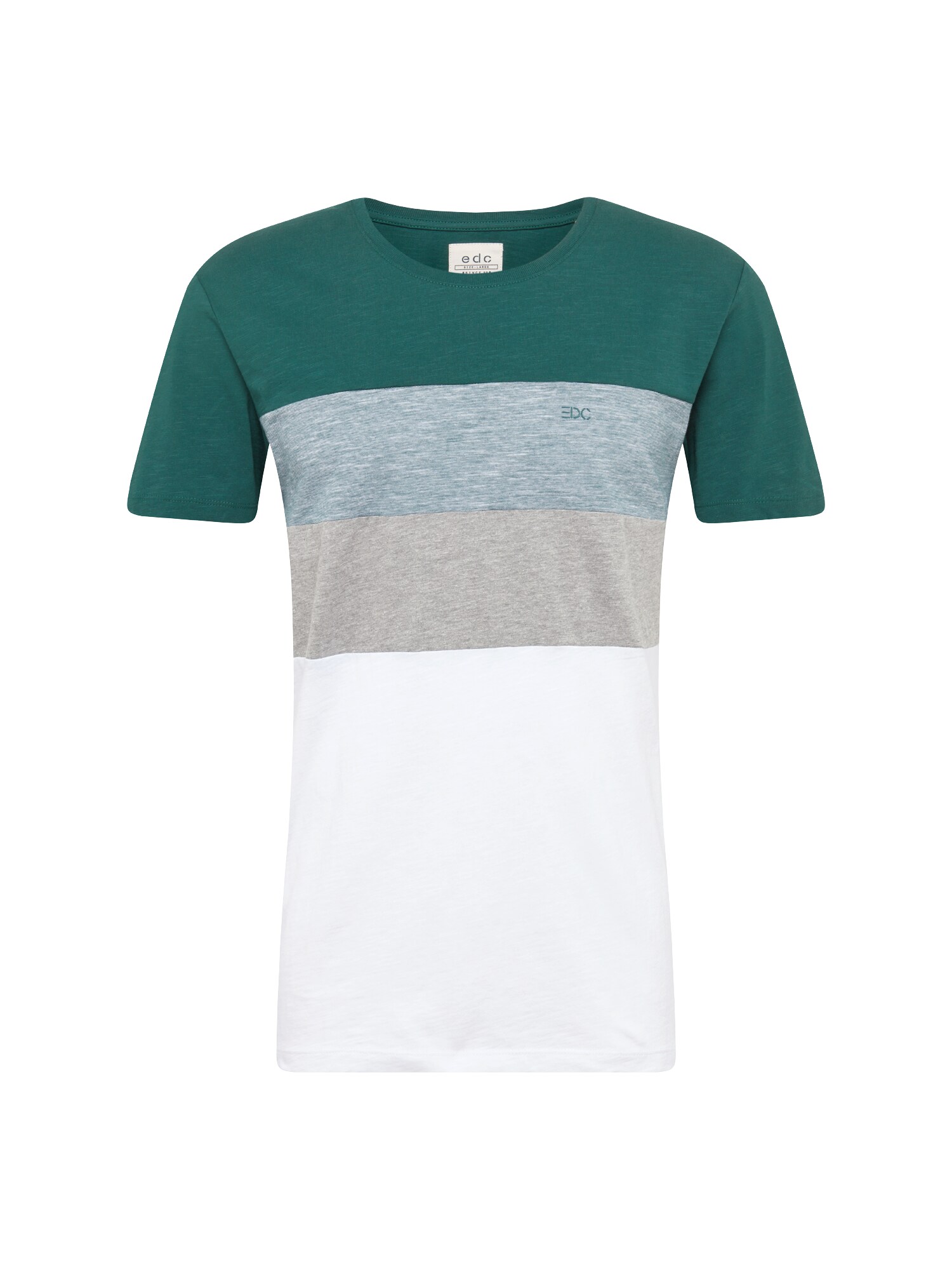 Edc By Esprit Heren Shirt Donkergroen edc by esprit kopen in de aanbieding