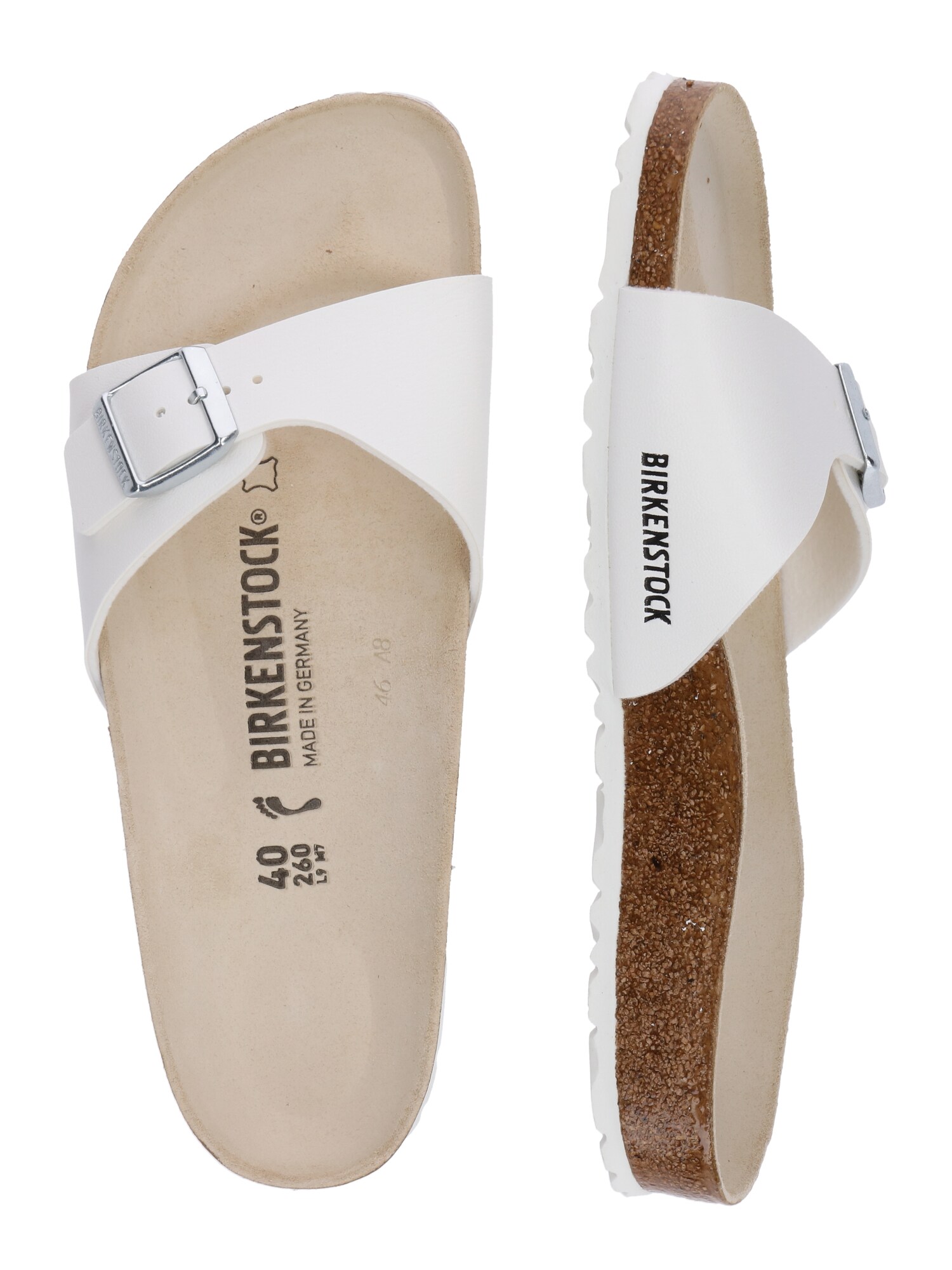 BIRKENSTOCK Papucs 'Madrid'  fehér termék 2. képe