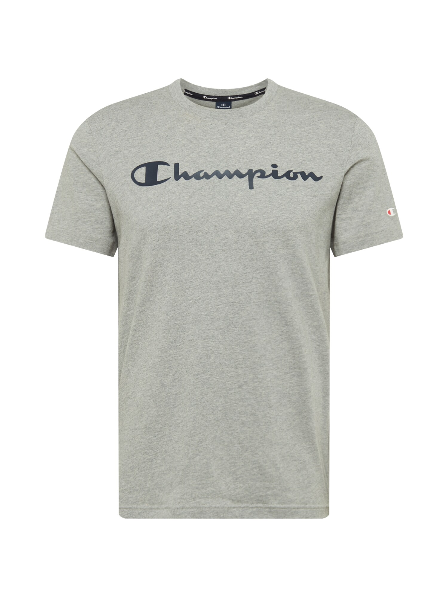 Champion Authentic Athletic Apparel Marškinėliai  pilka / mėlyna