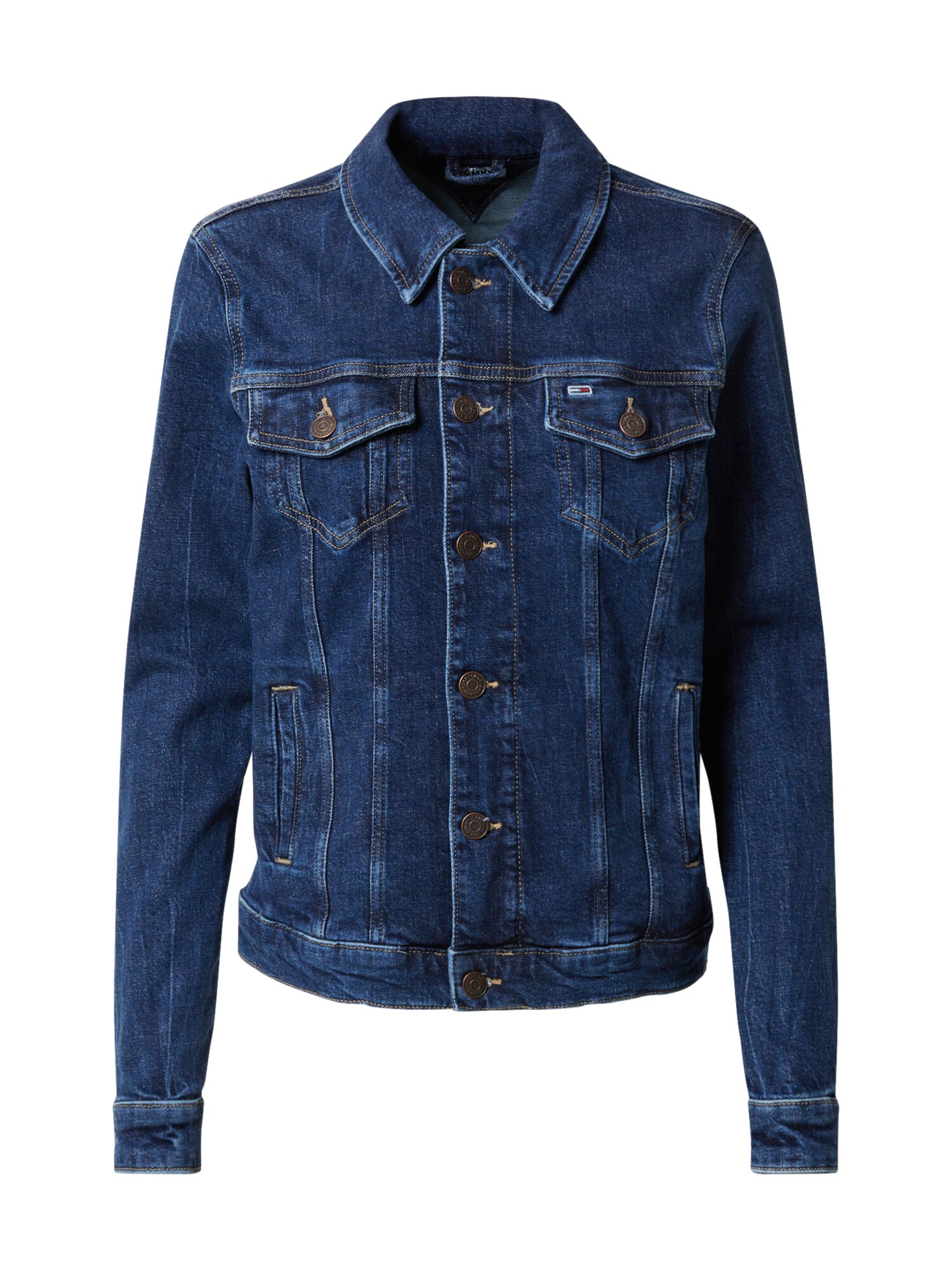 Tommy Jeans Demisezoninė striukė  tamsiai (džinso) mėlyna