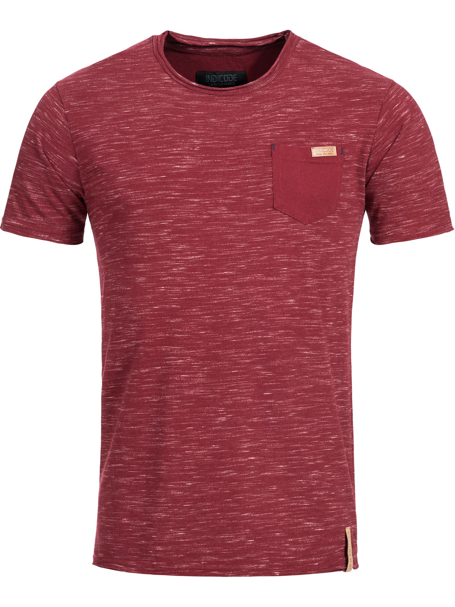 Indicode Jeans Heren Shirt Tulsa Bloedrood indicode jeans kopen in de aanbieding