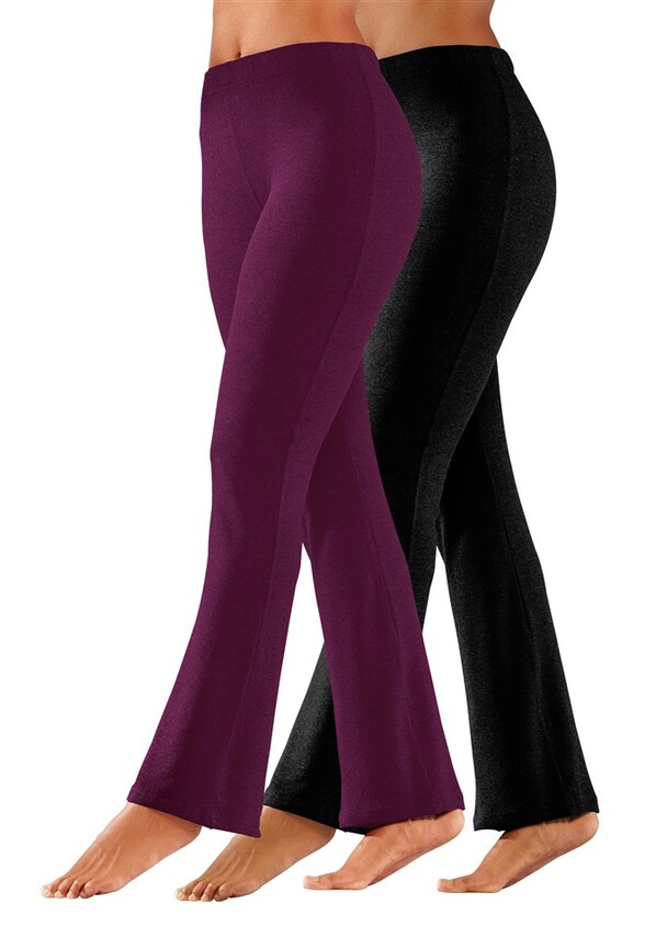 VIVANCE, Leggings, lila & fekete, 2 kép a 3 közül