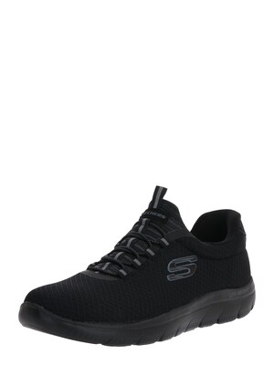 SKECHERS Zapatillas sin cordones 'Summits'  gris / negro