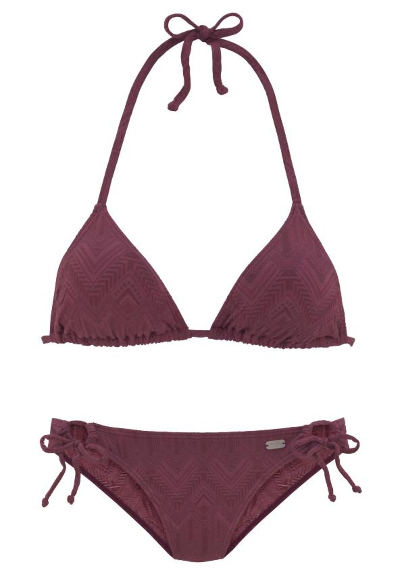 BUFFALO Bikinis  vyno raudona spalva