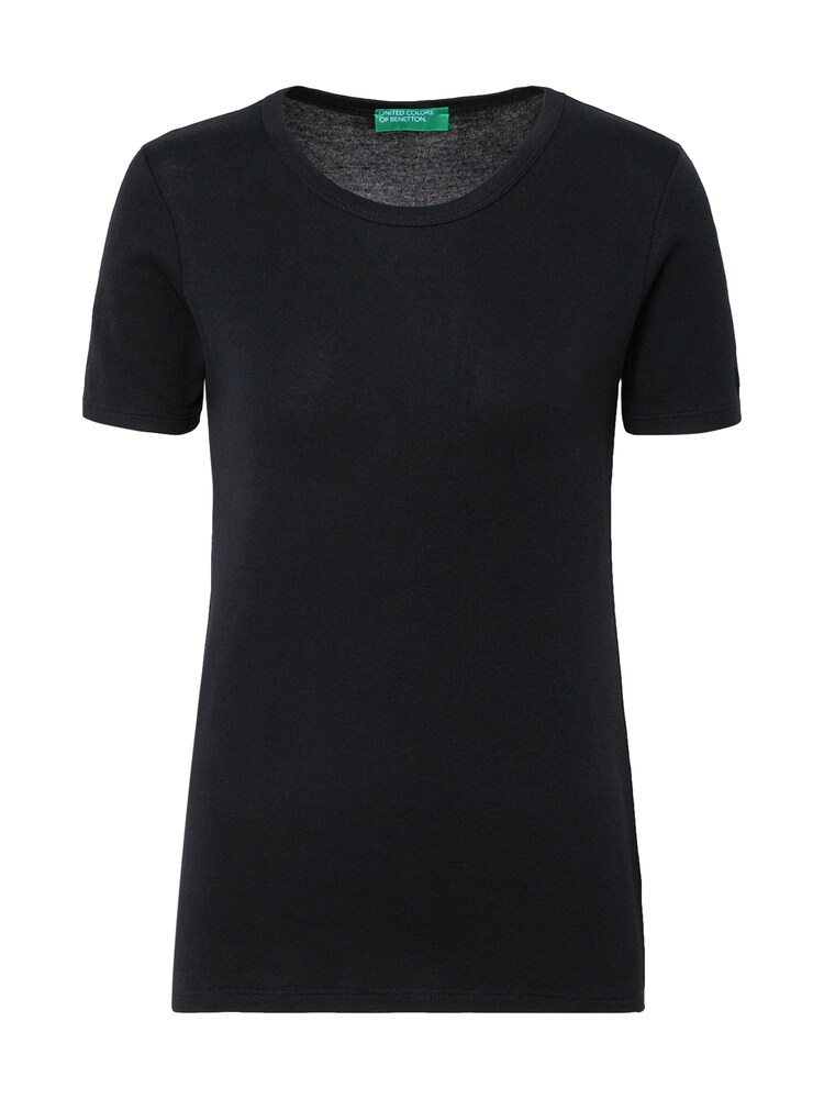 UNITED COLORS OF BENETTON T-Shirt Damen Größe L schwarz