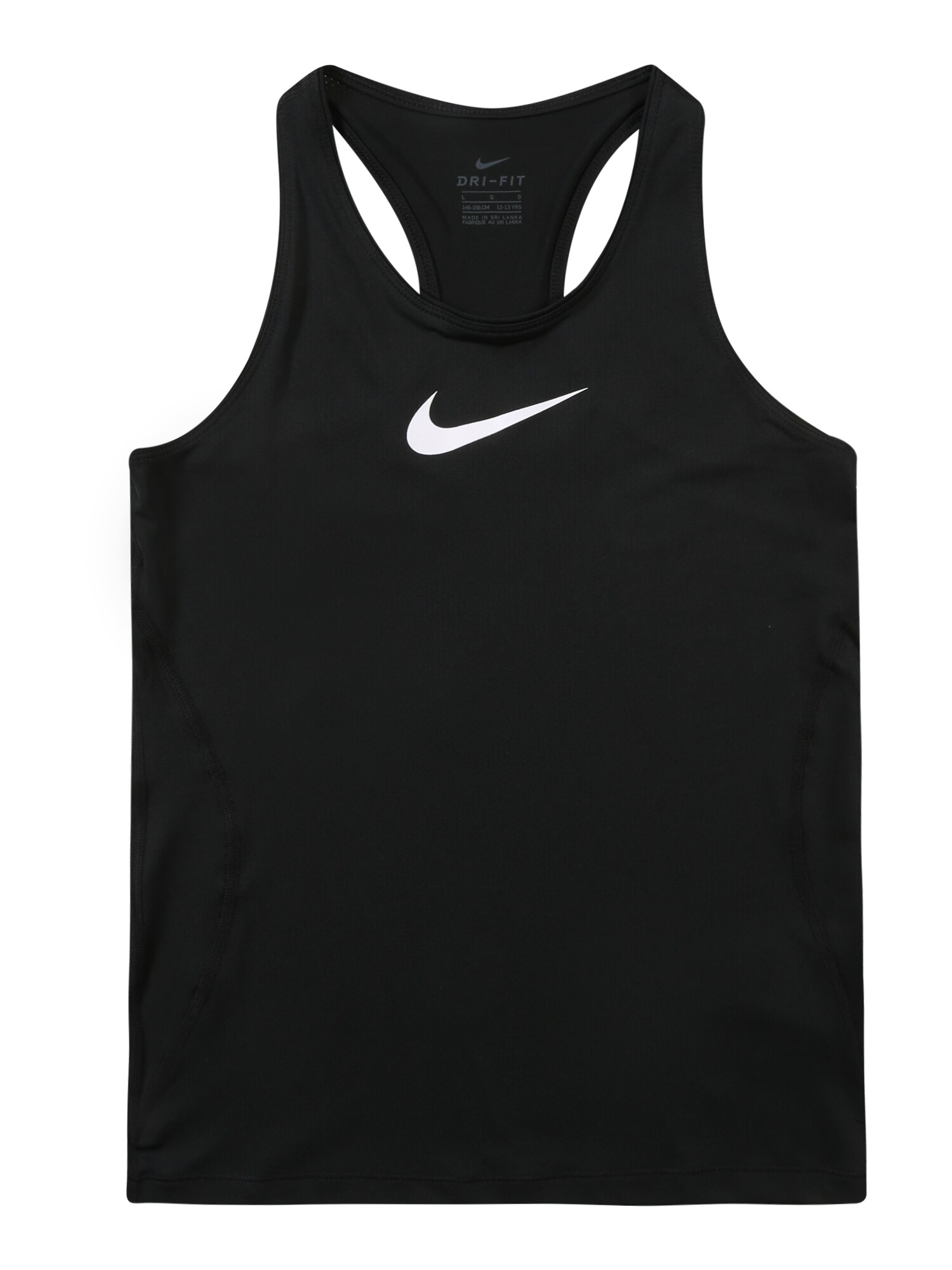Nike Meisjes Sporttop Pro Zwart Wit nike kopen in de aanbieding
